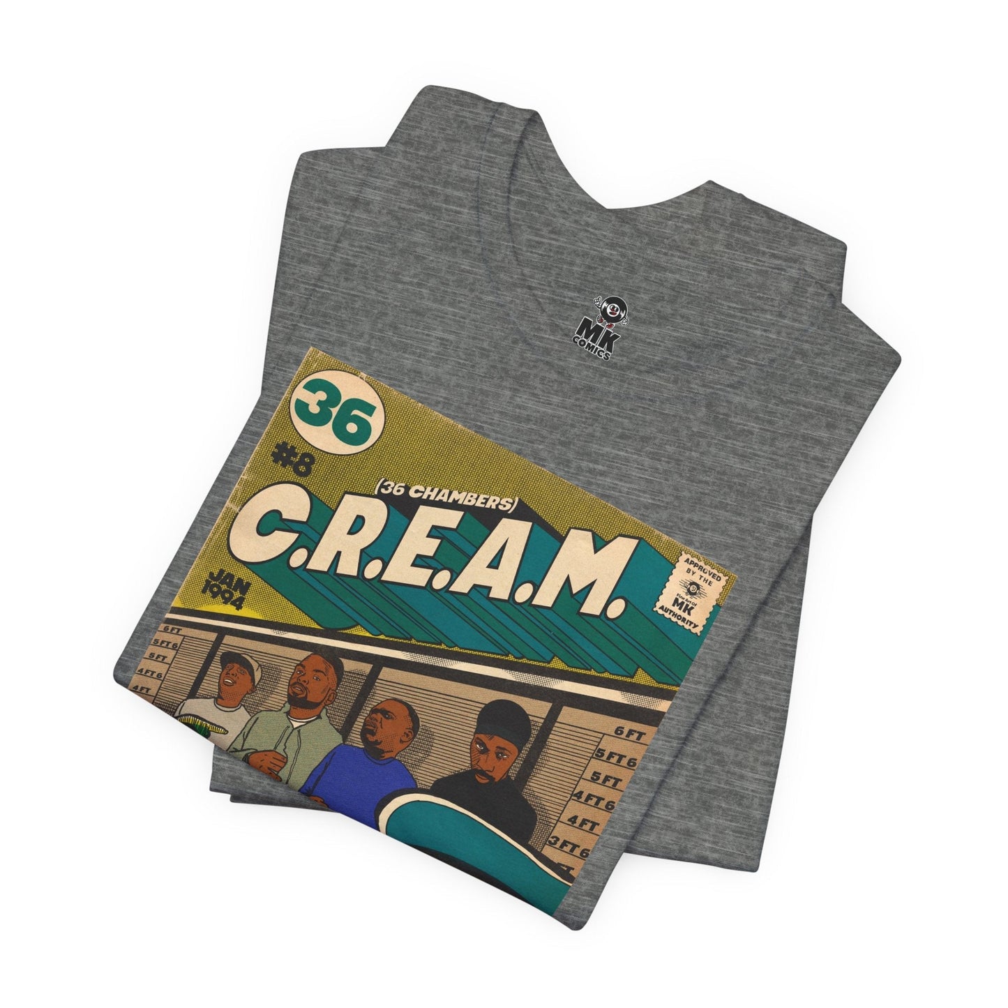 C.R.E.A.M - Unisex Jersey Short Sleeve Teem Fine Art Of MK