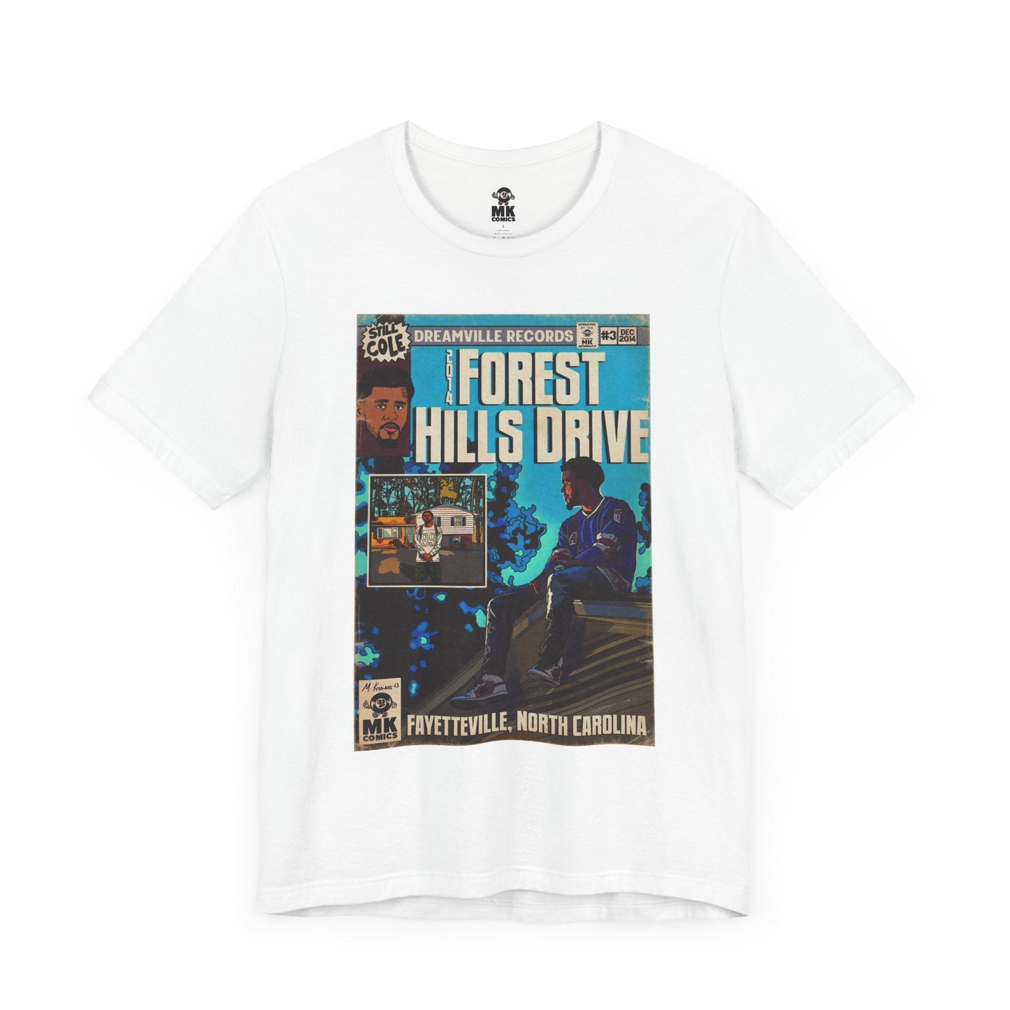 2014 Forest Hills Drive - Comic Book Art - Unisex Jersey Short Sleeve Tee Fine Art Of MK