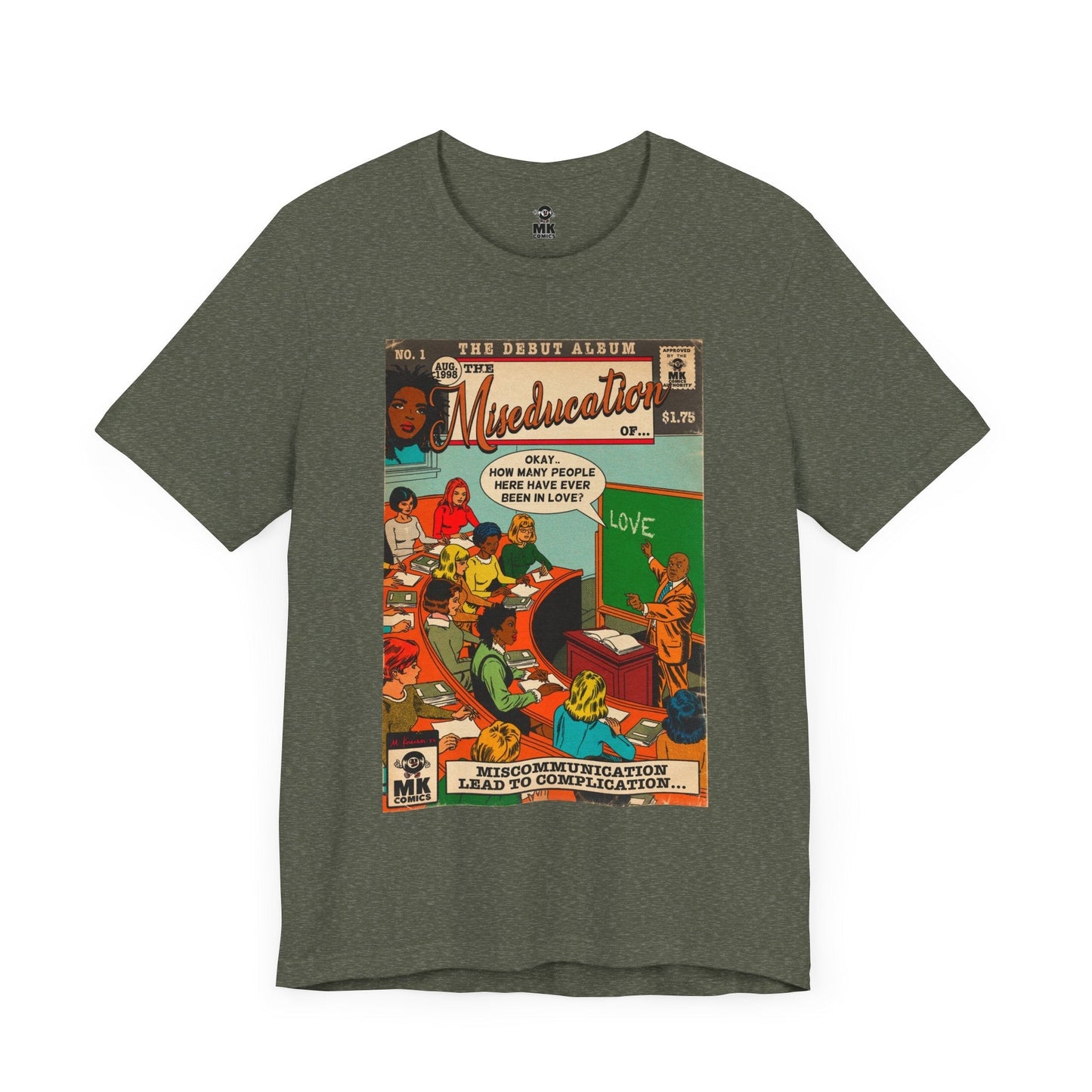 The Miseducation of… - Unisex Jersey Short Sleeve Tee Fine Art Of MK