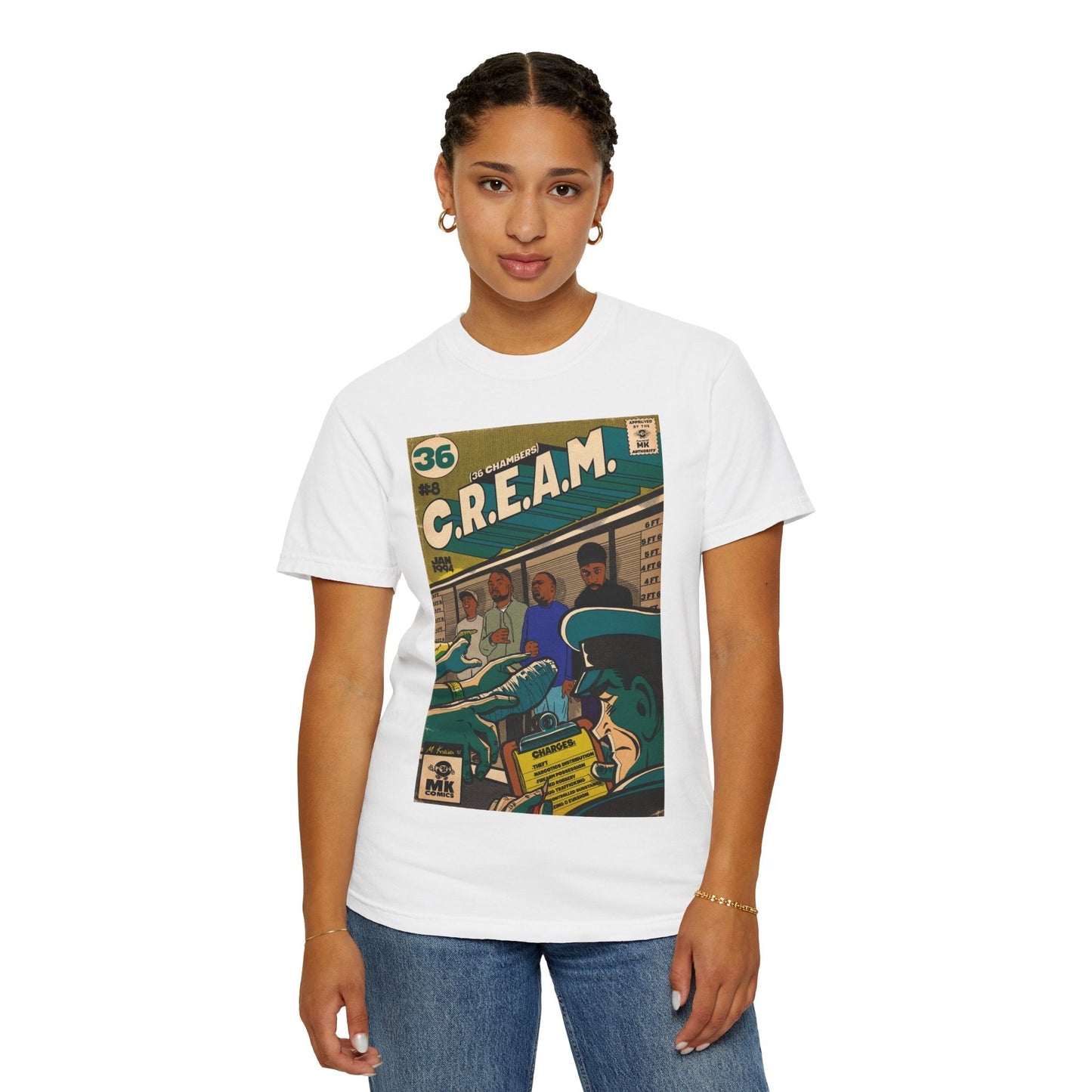 C.R.E.A.M - Unisex Comfort Colors T-shirt Fine Art Of MK