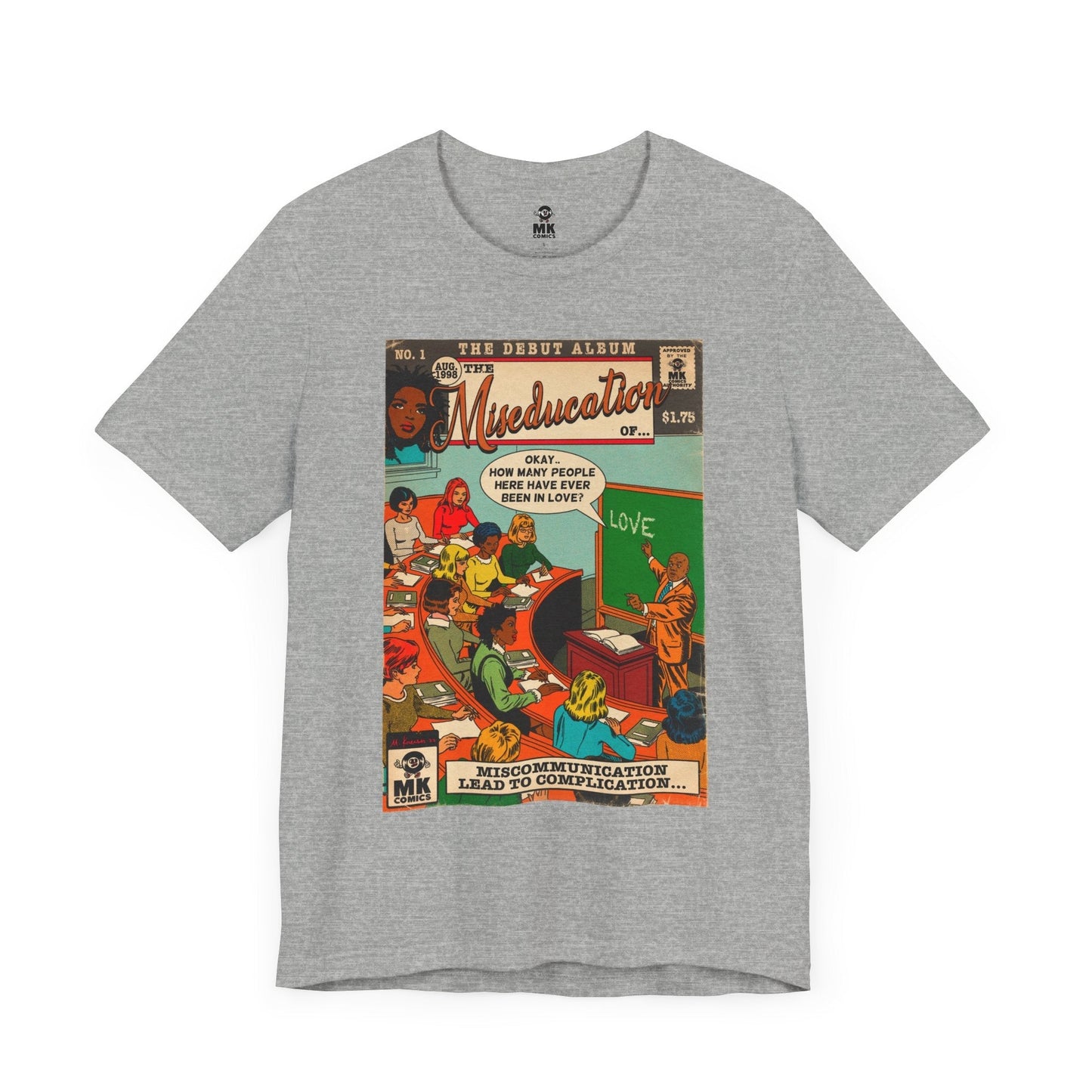 The Miseducation of… - Unisex Jersey Short Sleeve Tee Fine Art Of MK