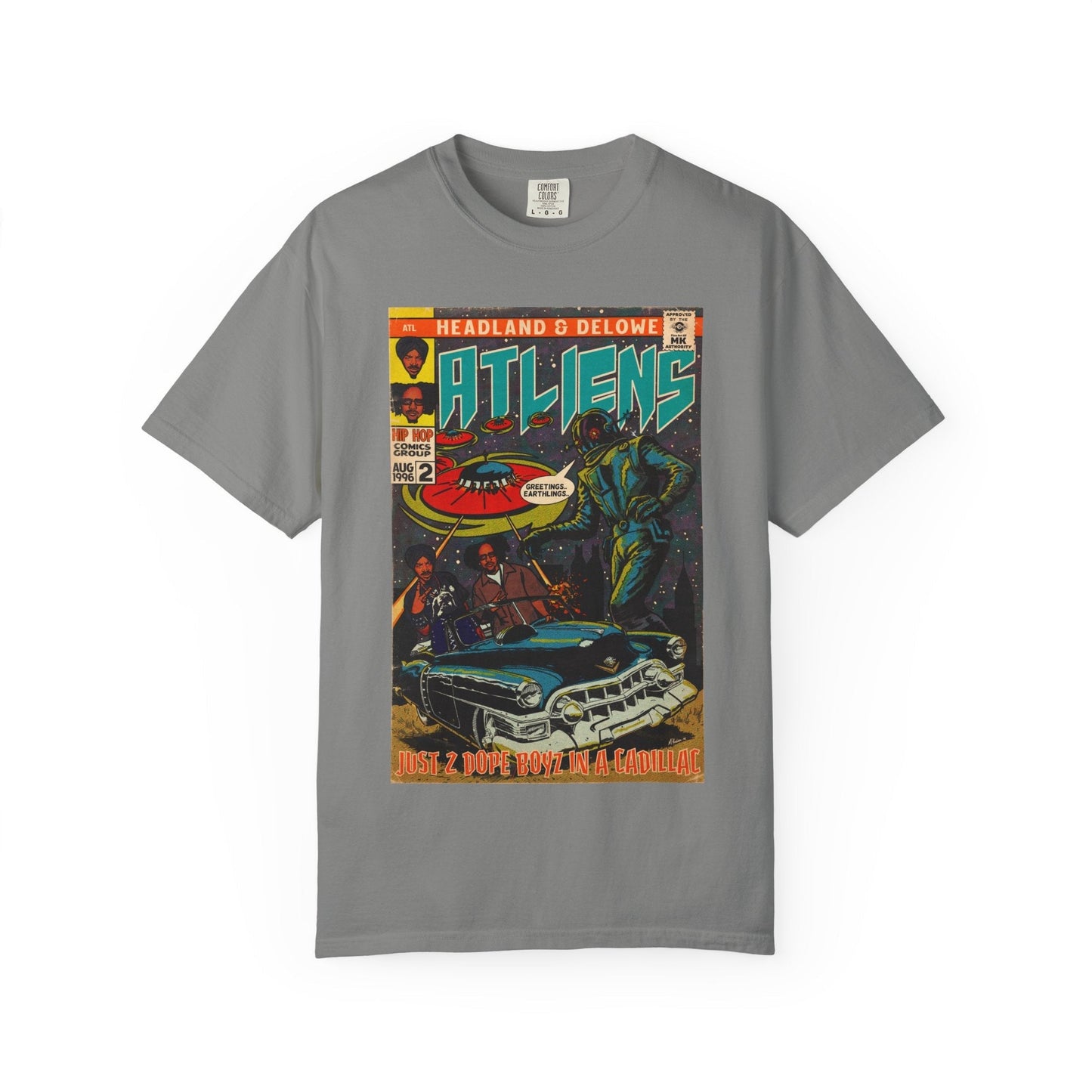 ATLiens - 2 Dope Boyz in a Cadillac - Unisex Comfort Colors T-shirt Fine Art Of MK