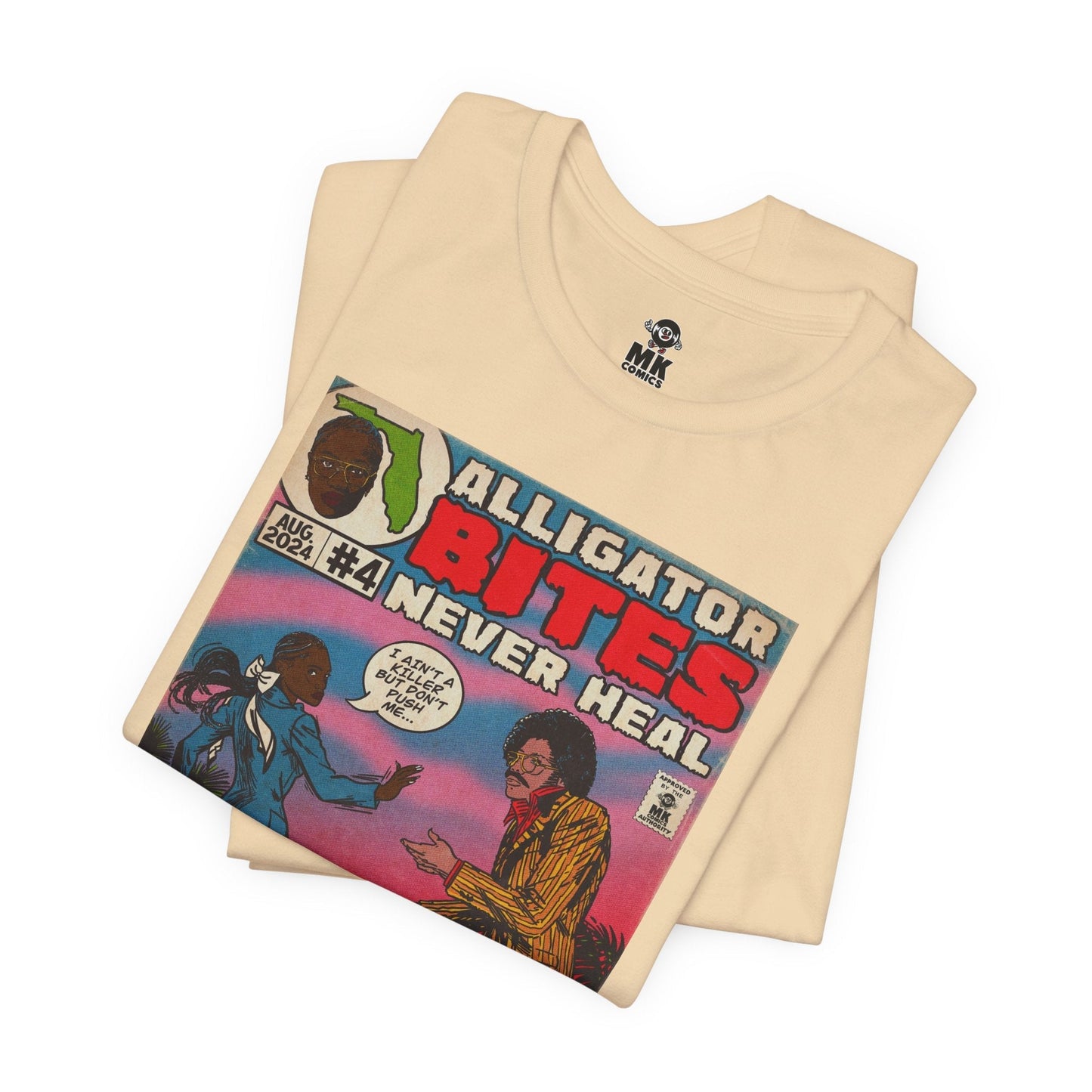 Denial is a River - Alligator Bites - Unisex Jersey Short Sleeve Tee Fine Art Of MK
