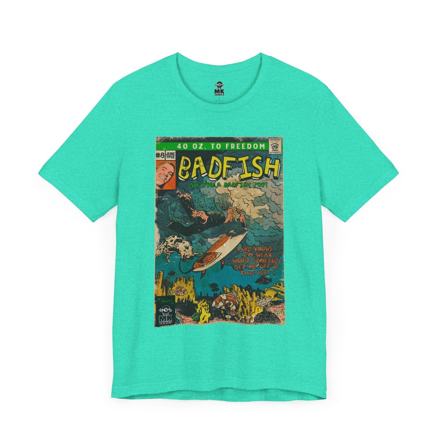 Badfish - Unisex Jersey Short Sleeve Tee Fine Art Of MK