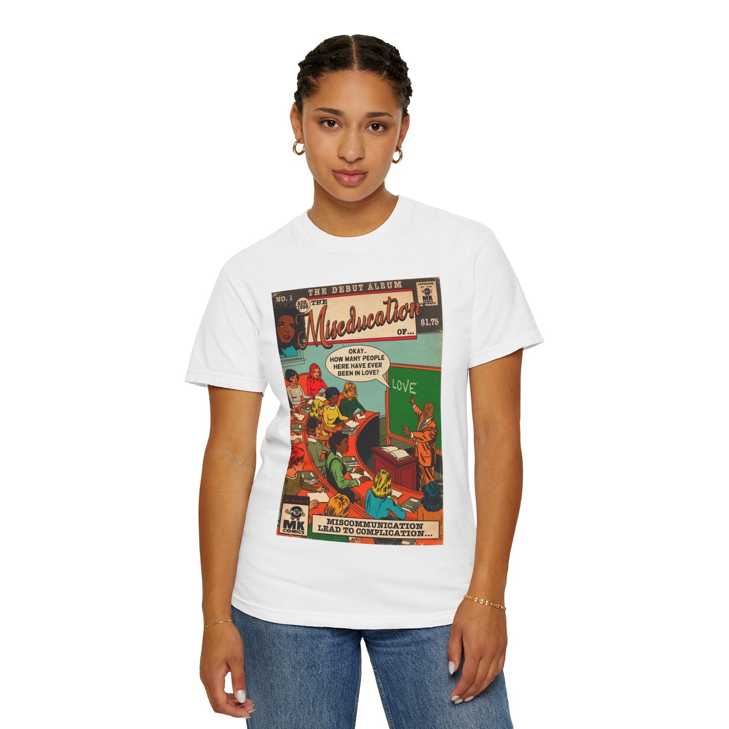 The Miseducation of… - Unisex Comfort Colors T-shirt Fine Art Of MK