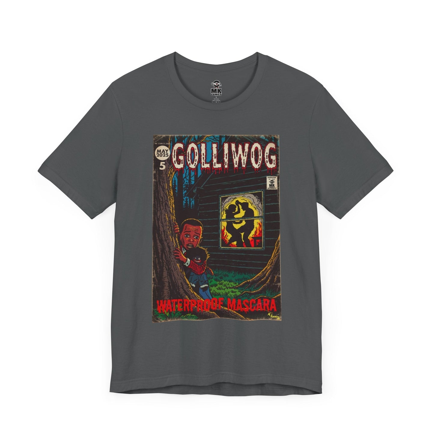 Waterproof Mascara - Golliwog - Unisex Jersey Short Sleeve Tee Fine Art Of MK