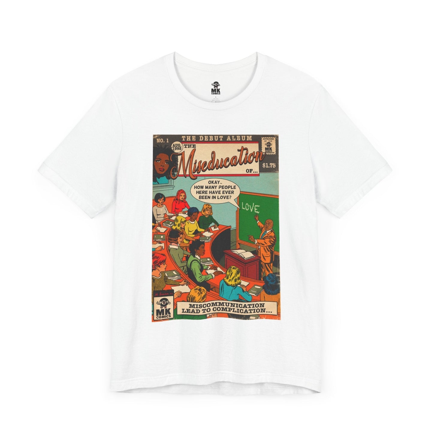 The Miseducation of… - Unisex Jersey Short Sleeve Tee Fine Art Of MK
