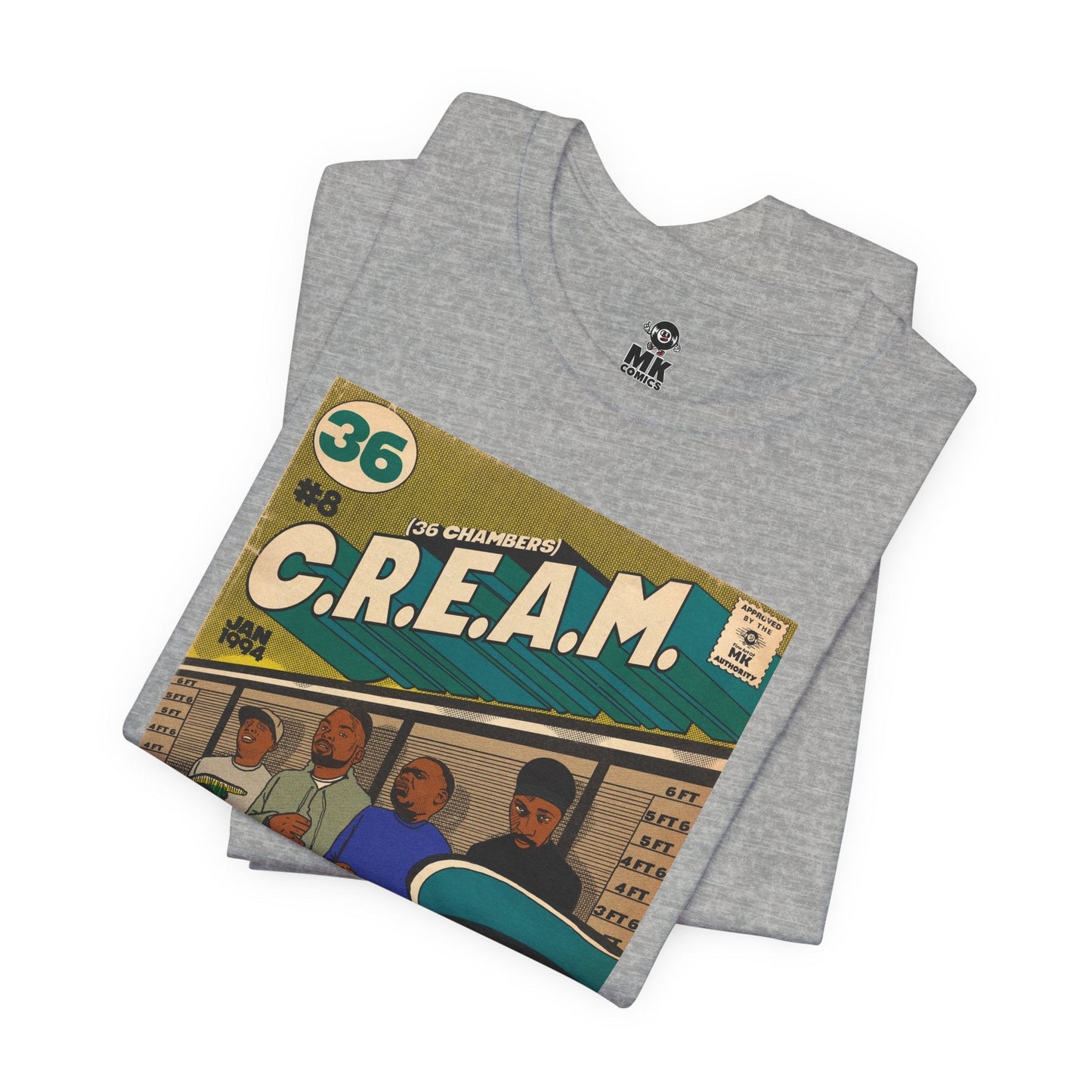 C.R.E.A.M - Unisex Jersey Short Sleeve Teem Fine Art Of MK