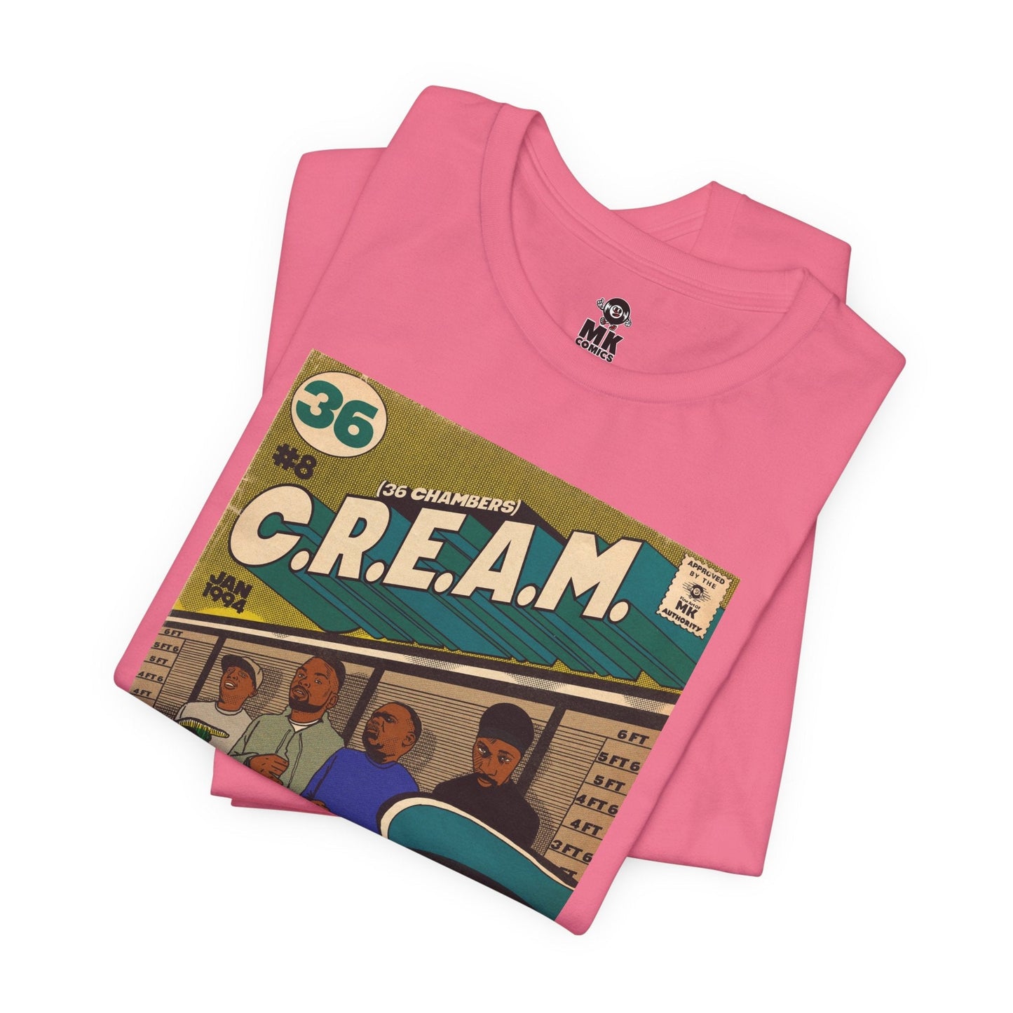 C.R.E.A.M - Unisex Jersey Short Sleeve Teem Fine Art Of MK