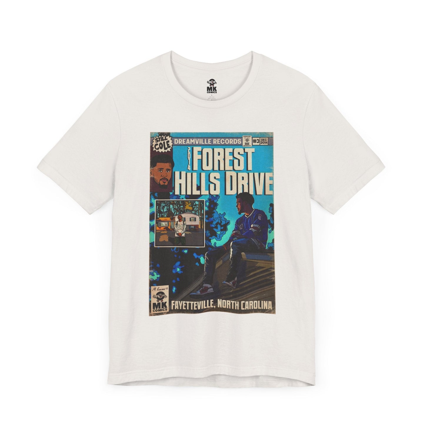 2014 Forest Hills Drive - Comic Book Art - Unisex Jersey Short Sleeve Tee Fine Art Of MK