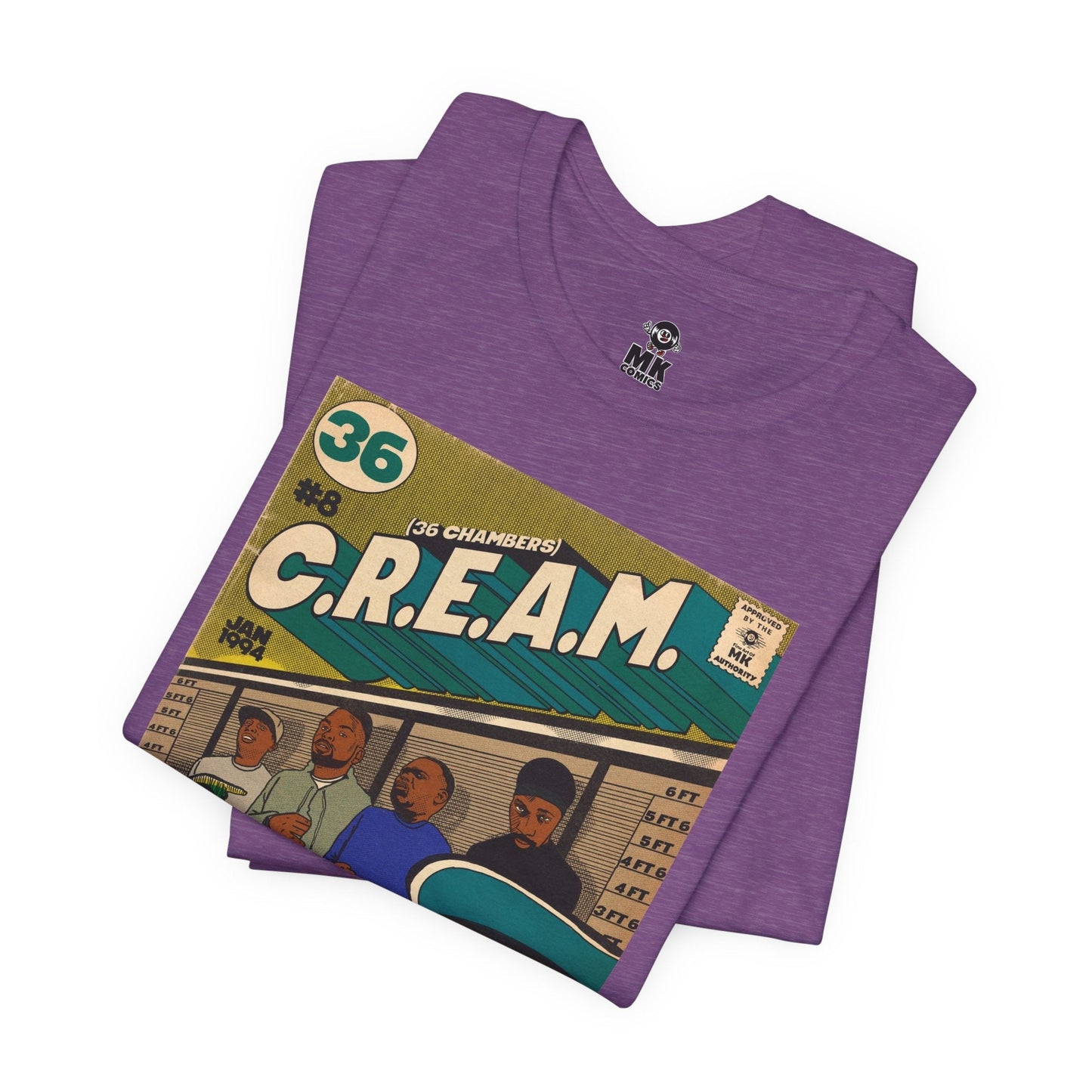 C.R.E.A.M - Unisex Jersey Short Sleeve Teem Fine Art Of MK