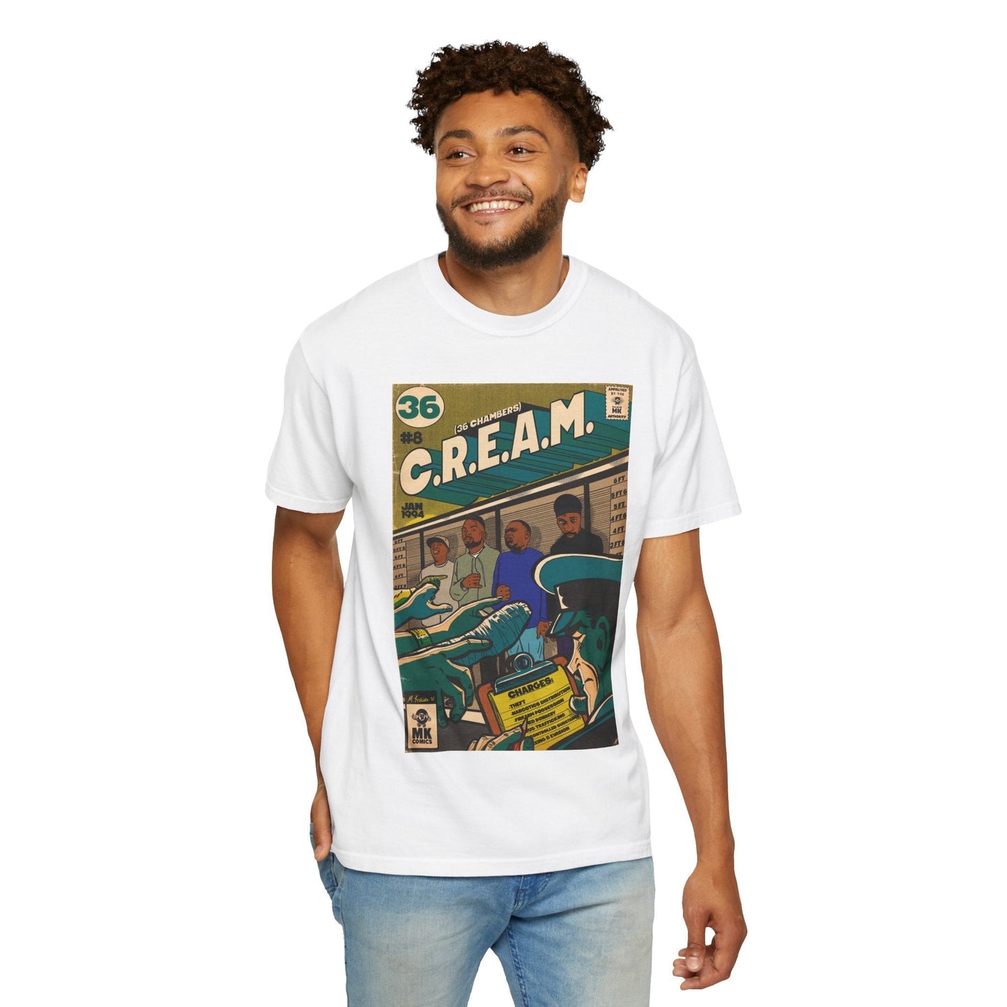 C.R.E.A.M - Unisex Comfort Colors T-shirt Fine Art Of MK