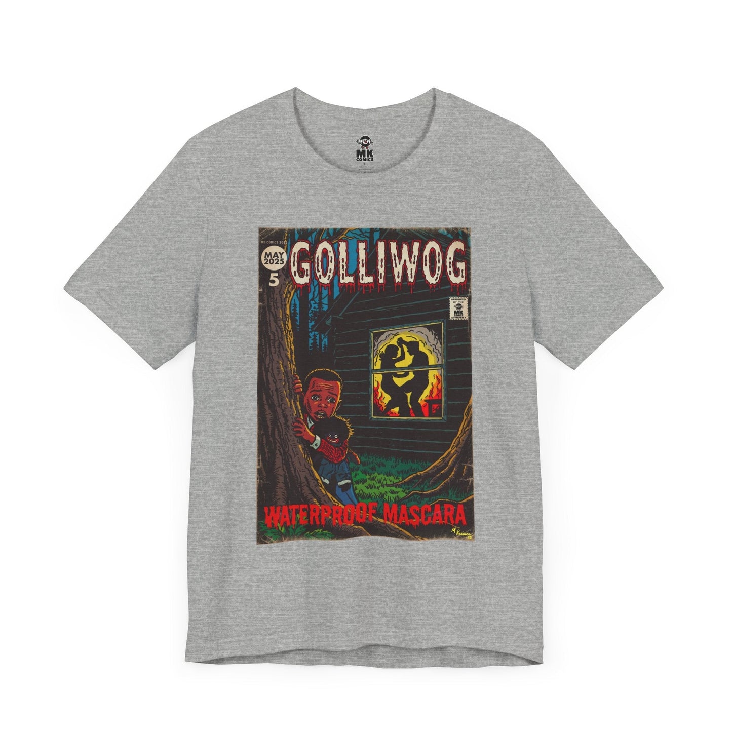 Waterproof Mascara - Golliwog - Unisex Jersey Short Sleeve Tee Fine Art Of MK