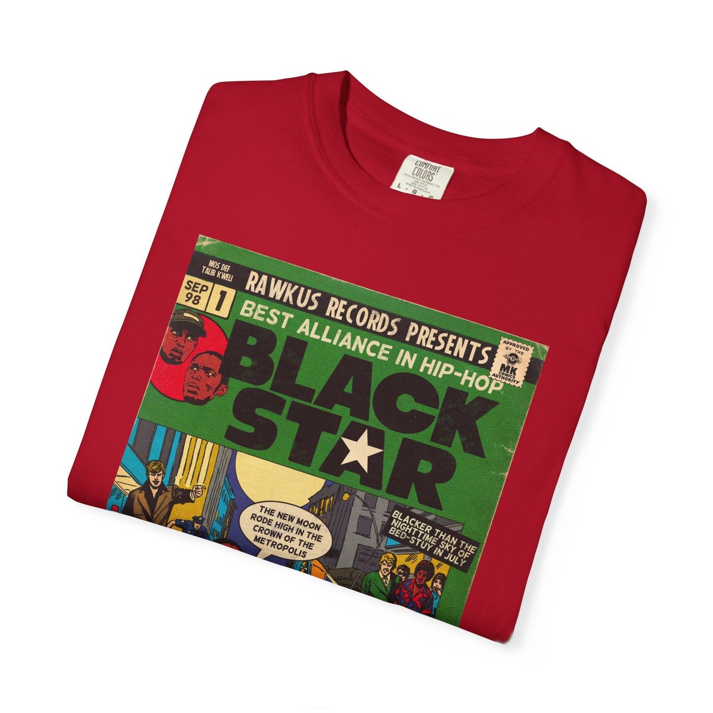 Black Star - Unisex Comfort Colors T-shirt Fine Art Of MK