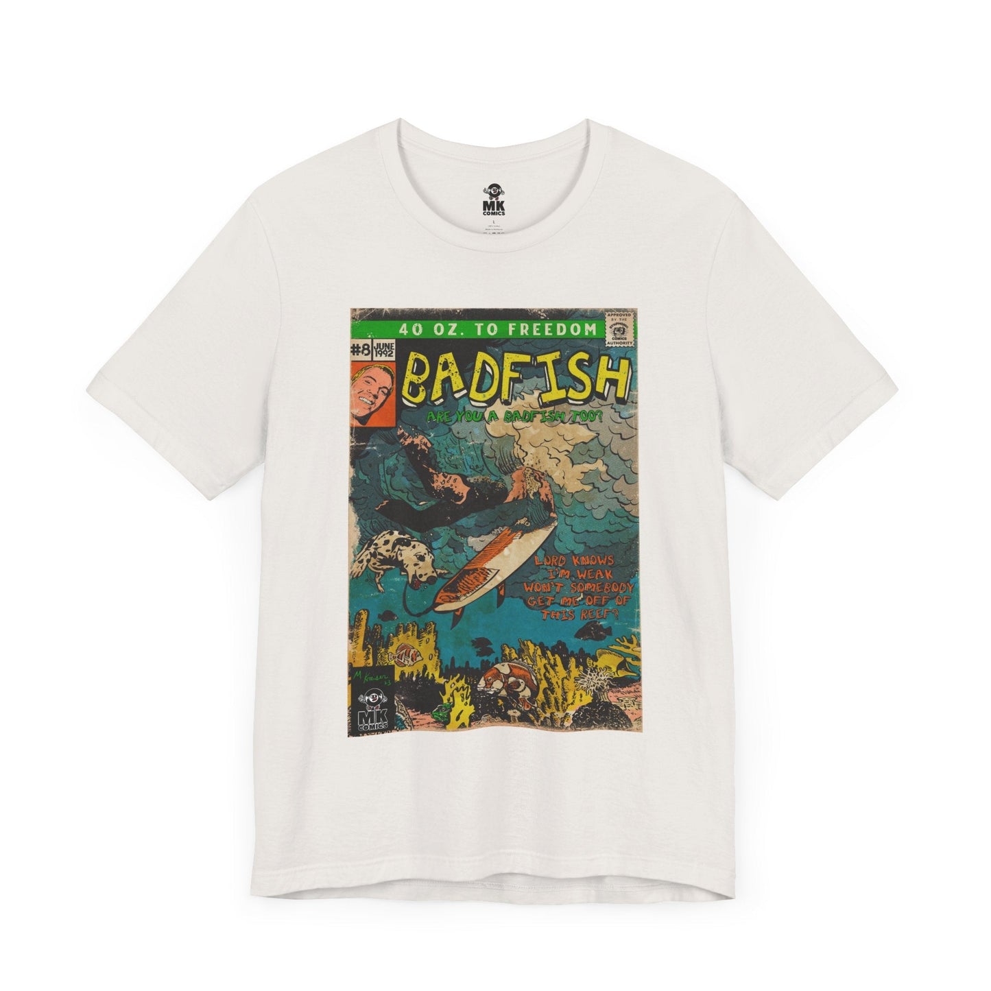 Badfish - Unisex Jersey Short Sleeve Tee Fine Art Of MK