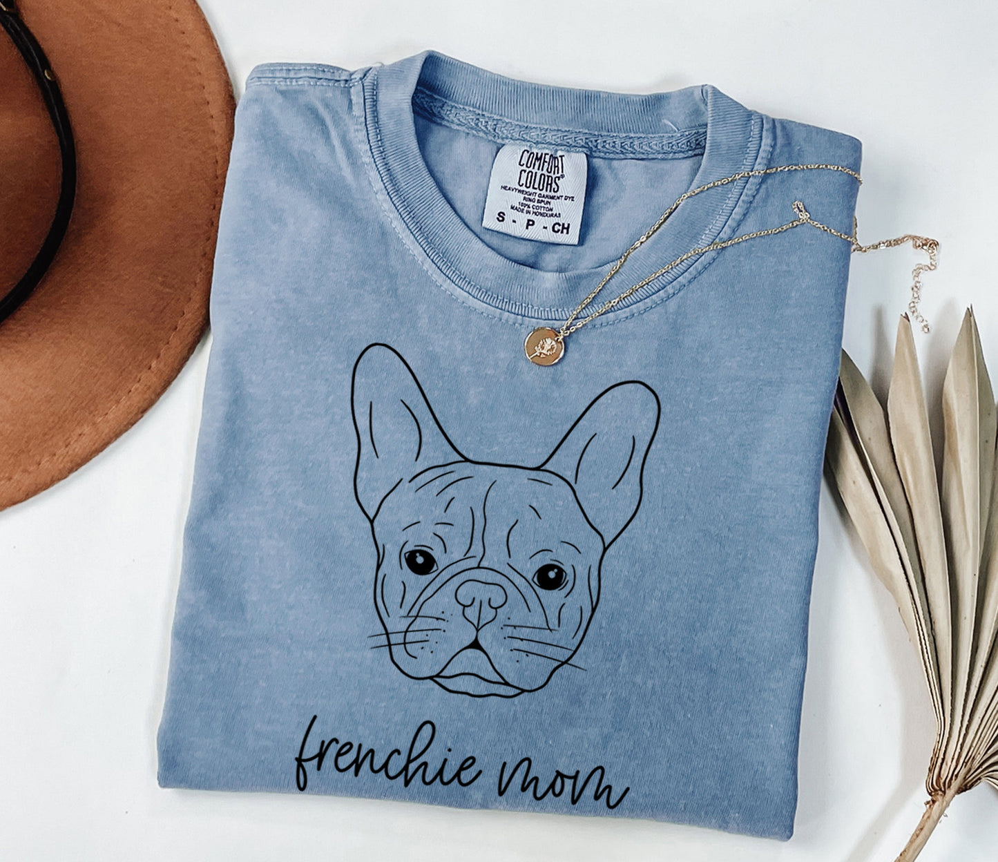 Frenchie Mom French bulldog Dog Mom Comfort Colors T Shirt Verita Culture