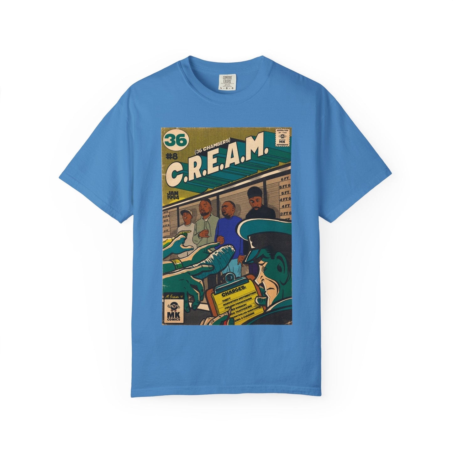C.R.E.A.M - Unisex Comfort Colors T-shirt Fine Art Of MK