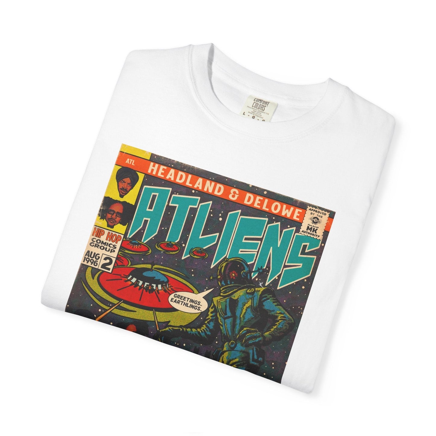 ATLiens - 2 Dope Boyz in a Cadillac - Unisex Comfort Colors T-shirt Fine Art Of MK