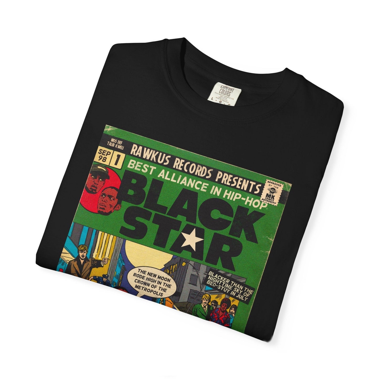 Black Star - Unisex Comfort Colors T-shirt Fine Art Of MK