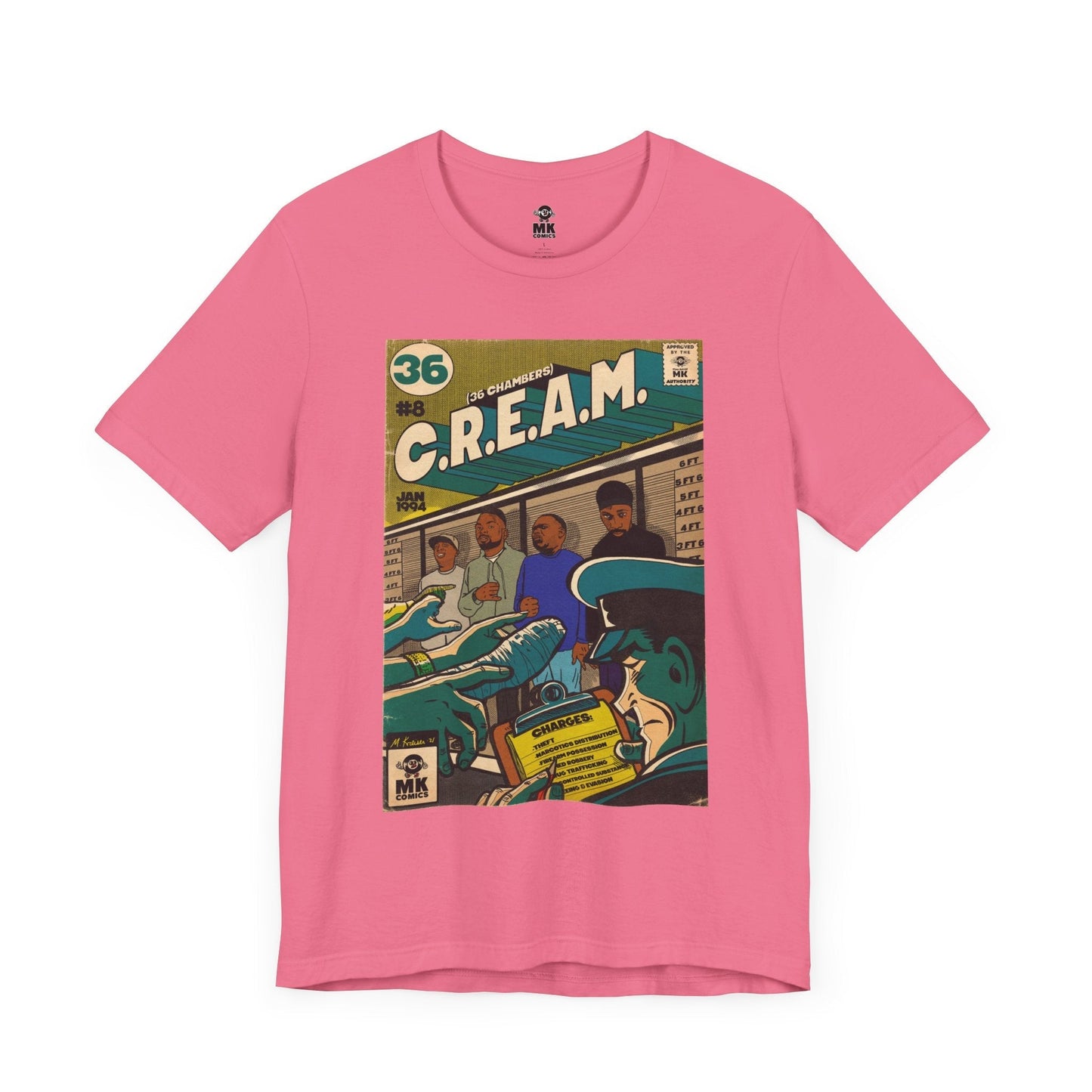 C.R.E.A.M - Unisex Jersey Short Sleeve Teem Fine Art Of MK