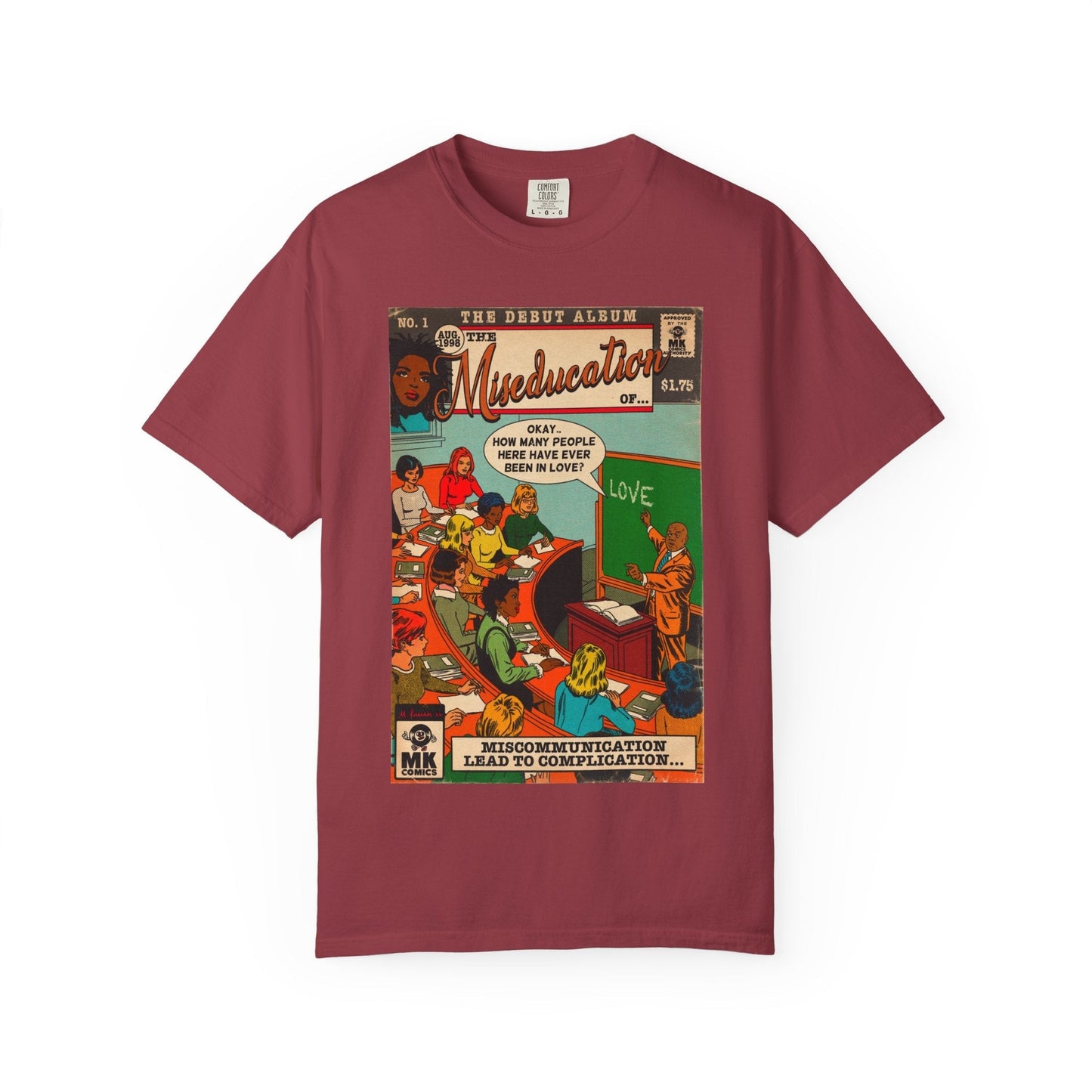 The Miseducation of… - Unisex Comfort Colors T-shirt Fine Art Of MK