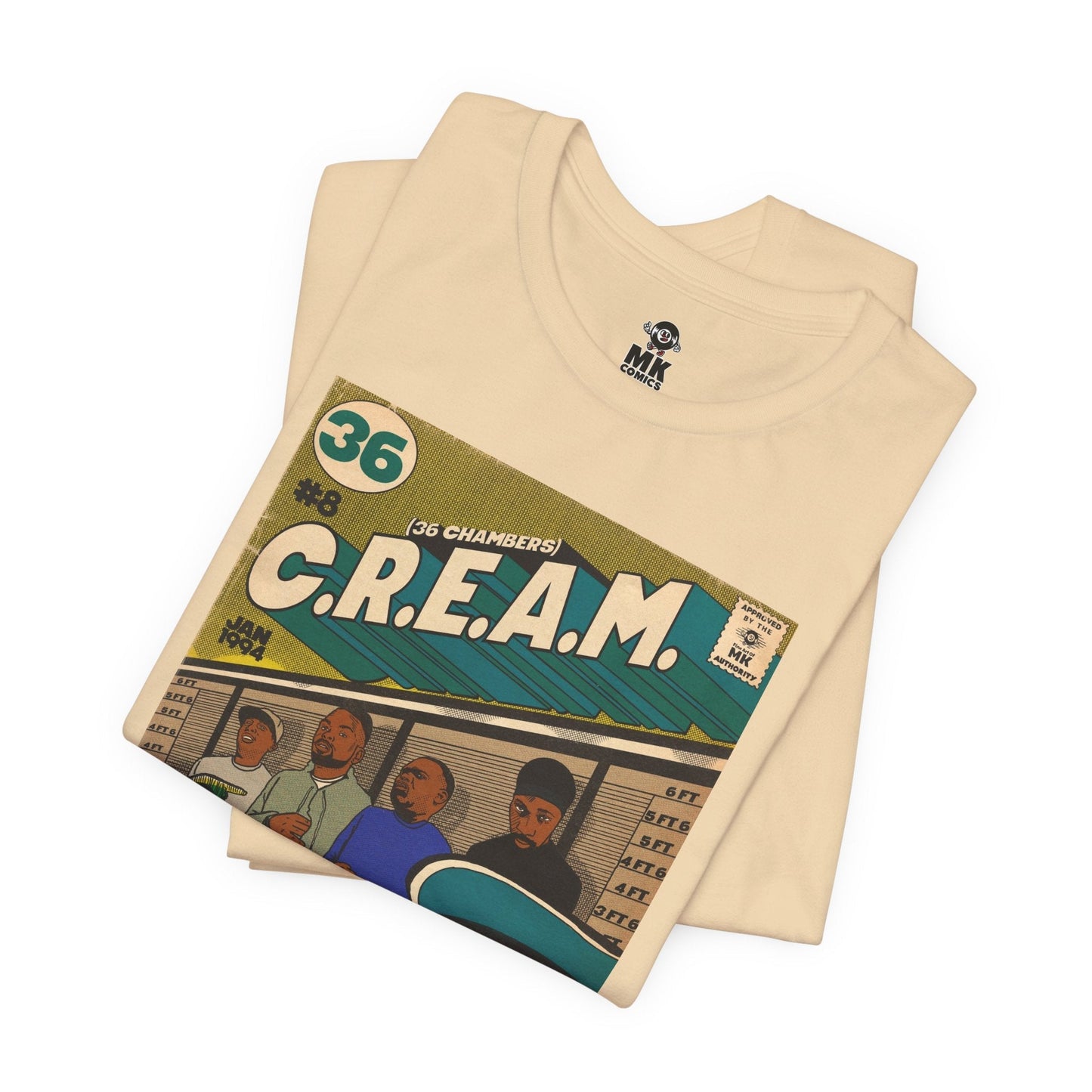 C.R.E.A.M - Unisex Jersey Short Sleeve Teem Fine Art Of MK
