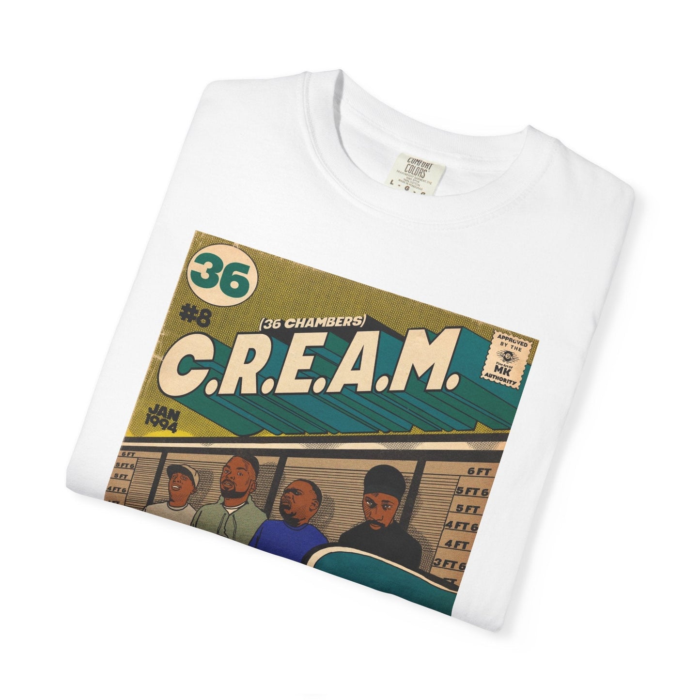C.R.E.A.M - Unisex Comfort Colors T-shirt Fine Art Of MK