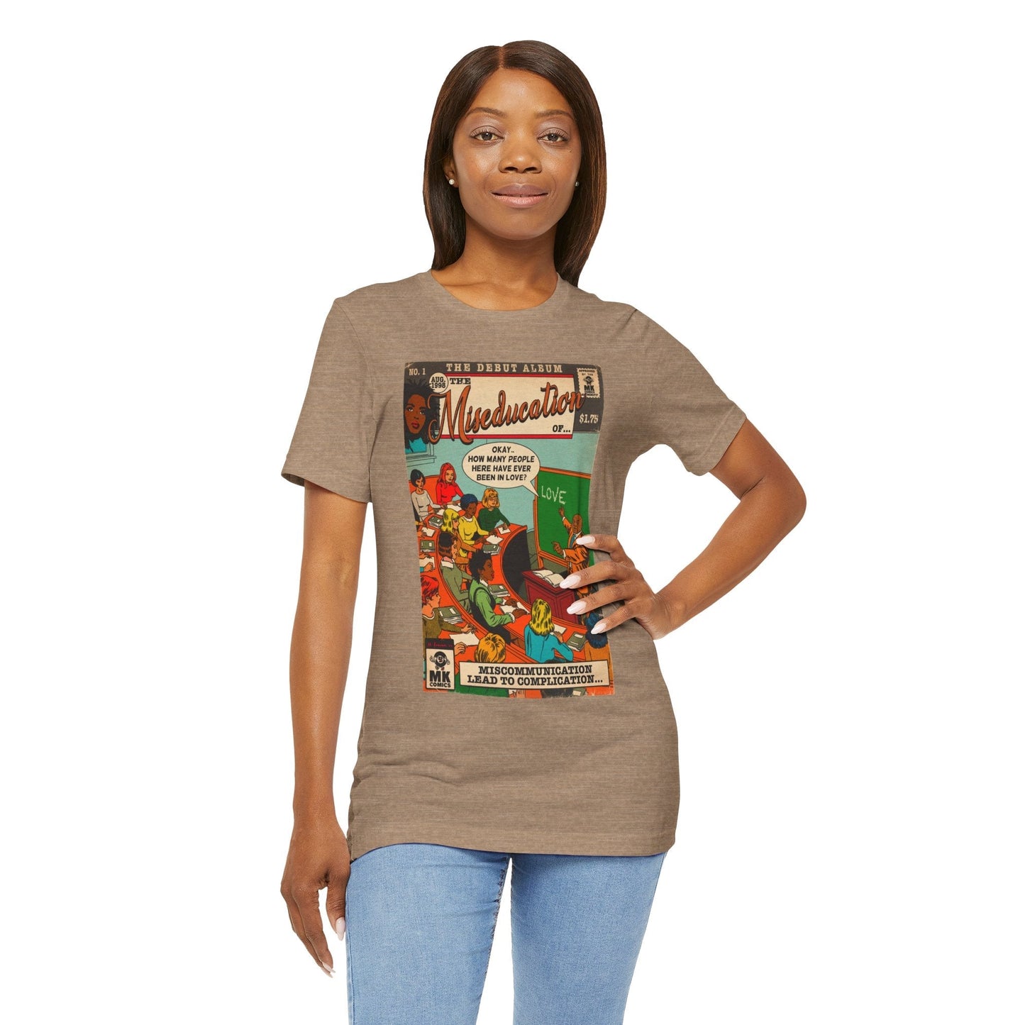 The Miseducation of… - Unisex Jersey Short Sleeve Tee Fine Art Of MK
