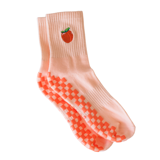 The Just Peachy Grip Sock Revel