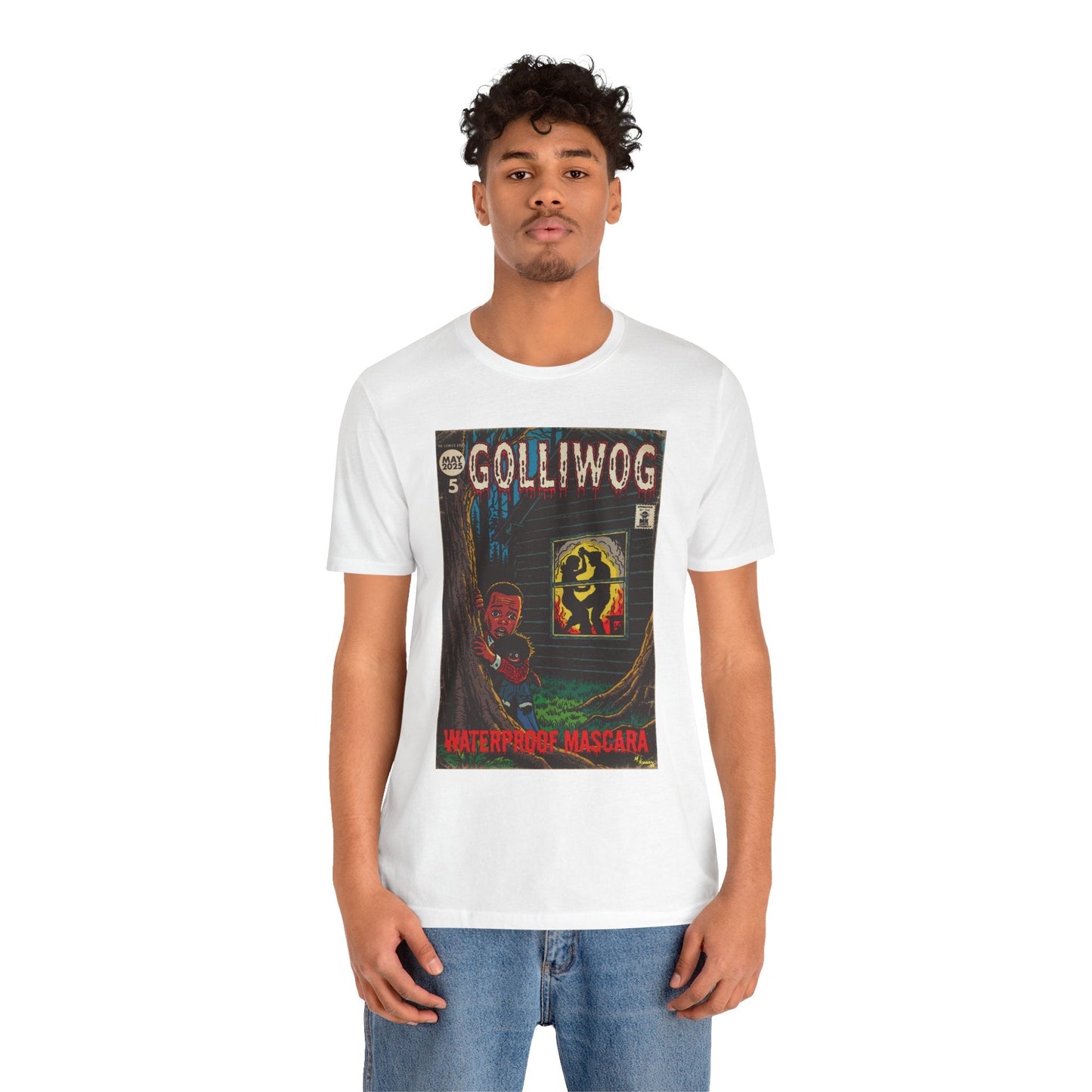 Waterproof Mascara - Golliwog - Unisex Jersey Short Sleeve Tee Fine Art Of MK