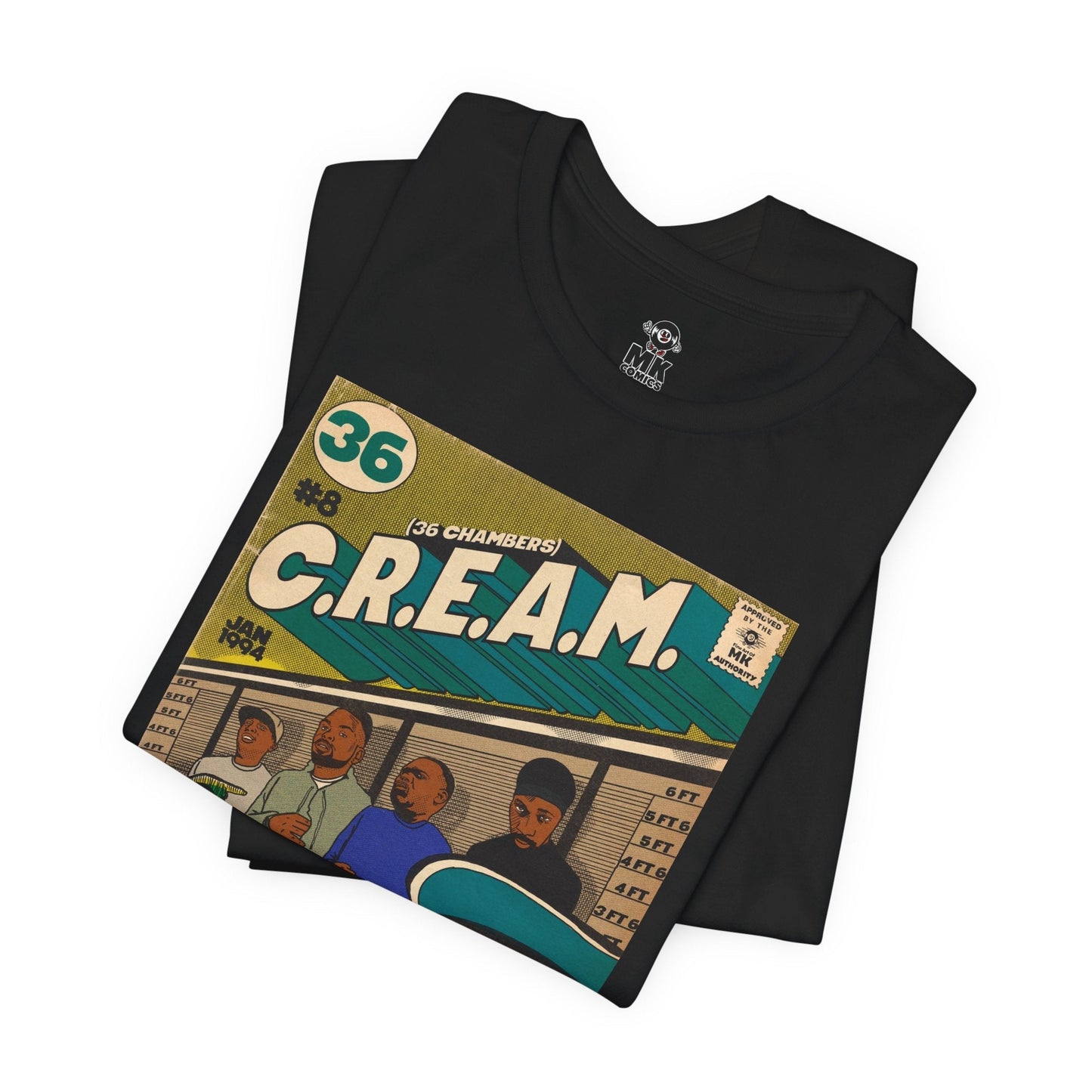 C.R.E.A.M - Unisex Jersey Short Sleeve Teem Fine Art Of MK