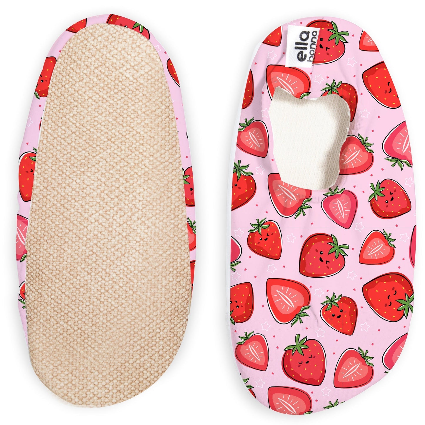 Non-Slip Sole, Unisex Baby, Children's Sea Shoes, Pool Booties, Srawberry Ella Bonna Baby