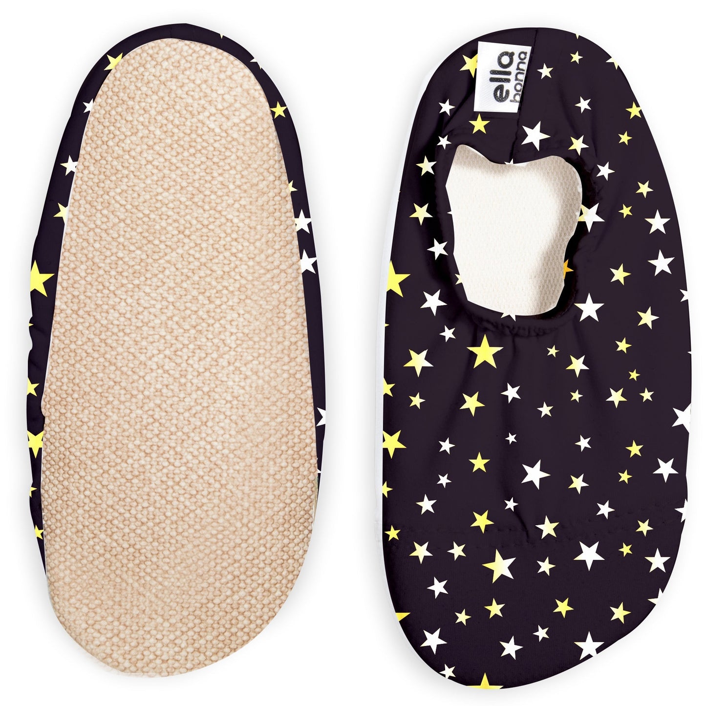 Non-Slip Sole, Unisex Baby, Children's Sea Shoes, Pool Booties, Gold Star Ella Bonna Baby