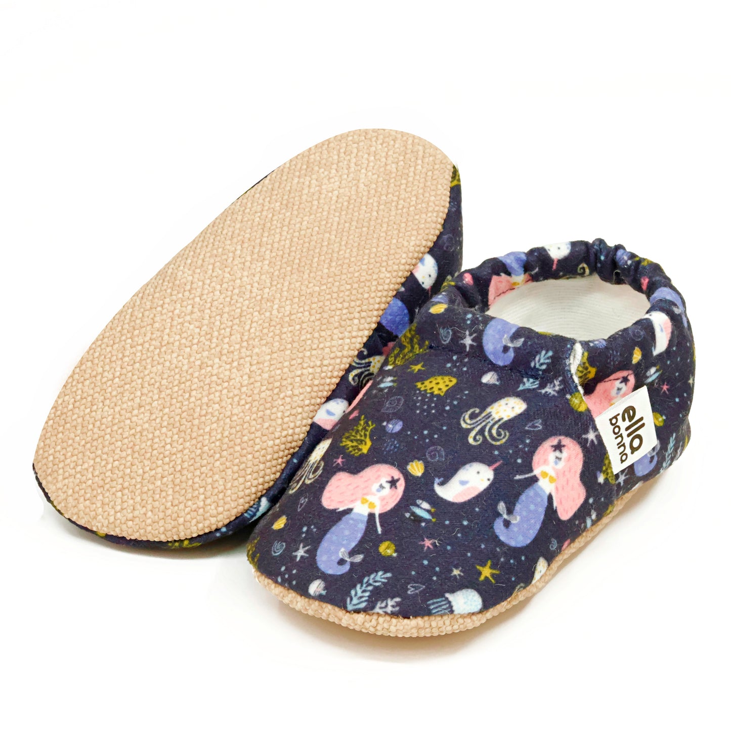 Ella Bonna Baby Moccasins, Slippers, Ocean Ella Bonna Baby