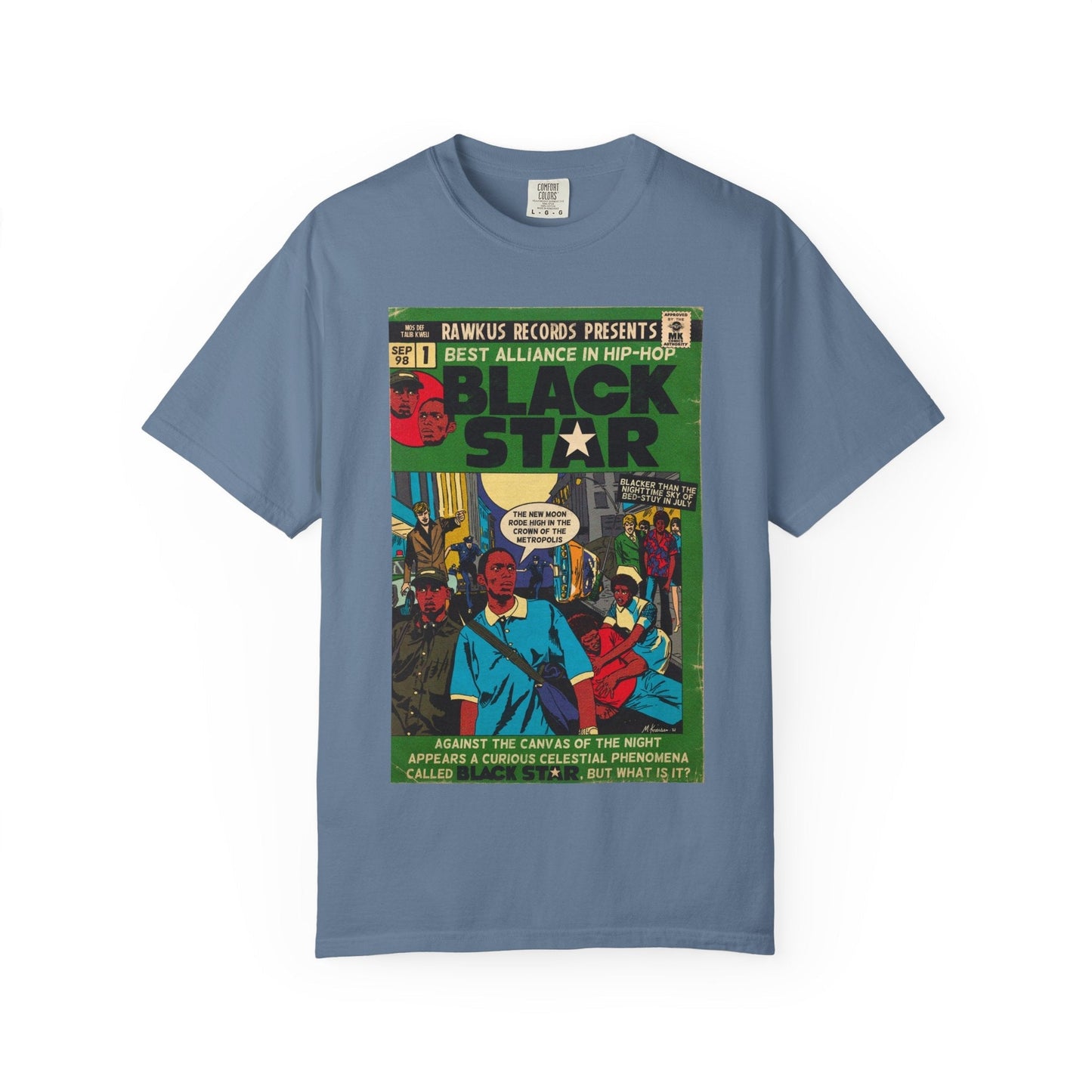 Black Star - Unisex Comfort Colors T-shirt Fine Art Of MK