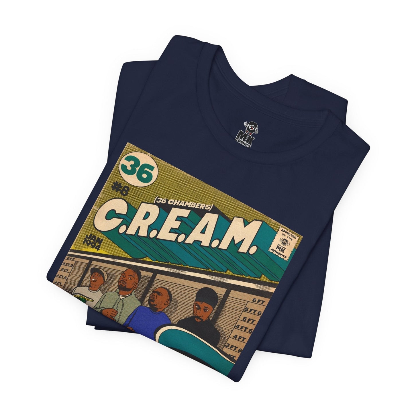 C.R.E.A.M - Unisex Jersey Short Sleeve Teem Fine Art Of MK