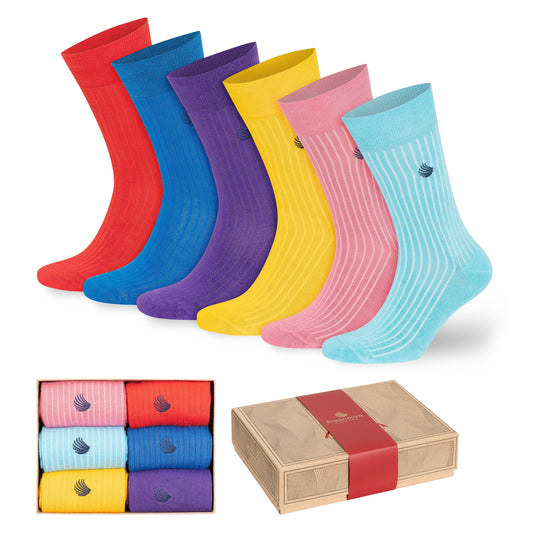 Men’s Bamboo Dress & Trouser Socks 6-Pack - 420 Bambooven