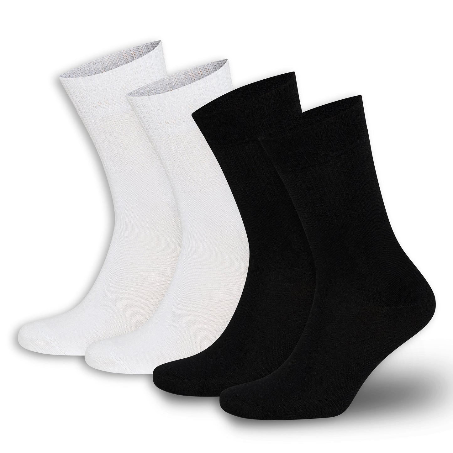 Men’s & Women’s Bamboo Diabetic Crew Socks 4-Pack Bambooven
