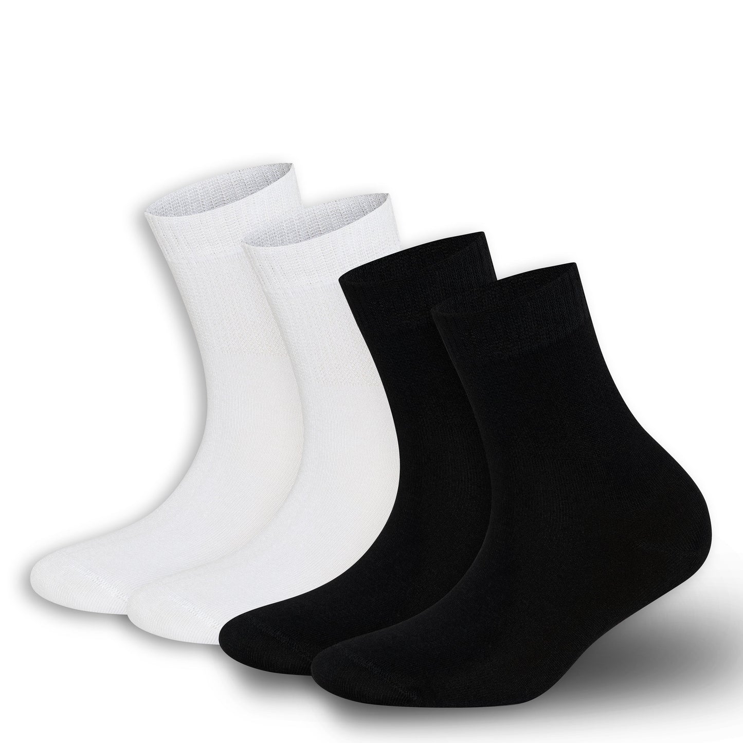 Men’s & Women’s Bamboo Diabetic Ankle Socks 4-Pack Bambooven