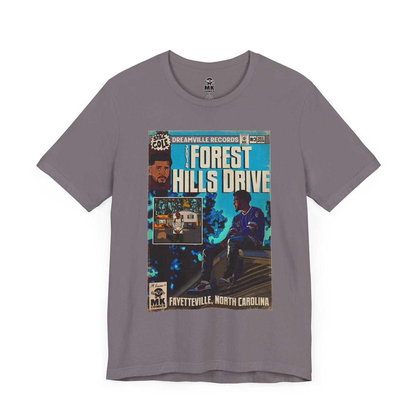 2014 Forest Hills Drive - Comic Book Art - Unisex Jersey Short Sleeve Tee Fine Art Of MK