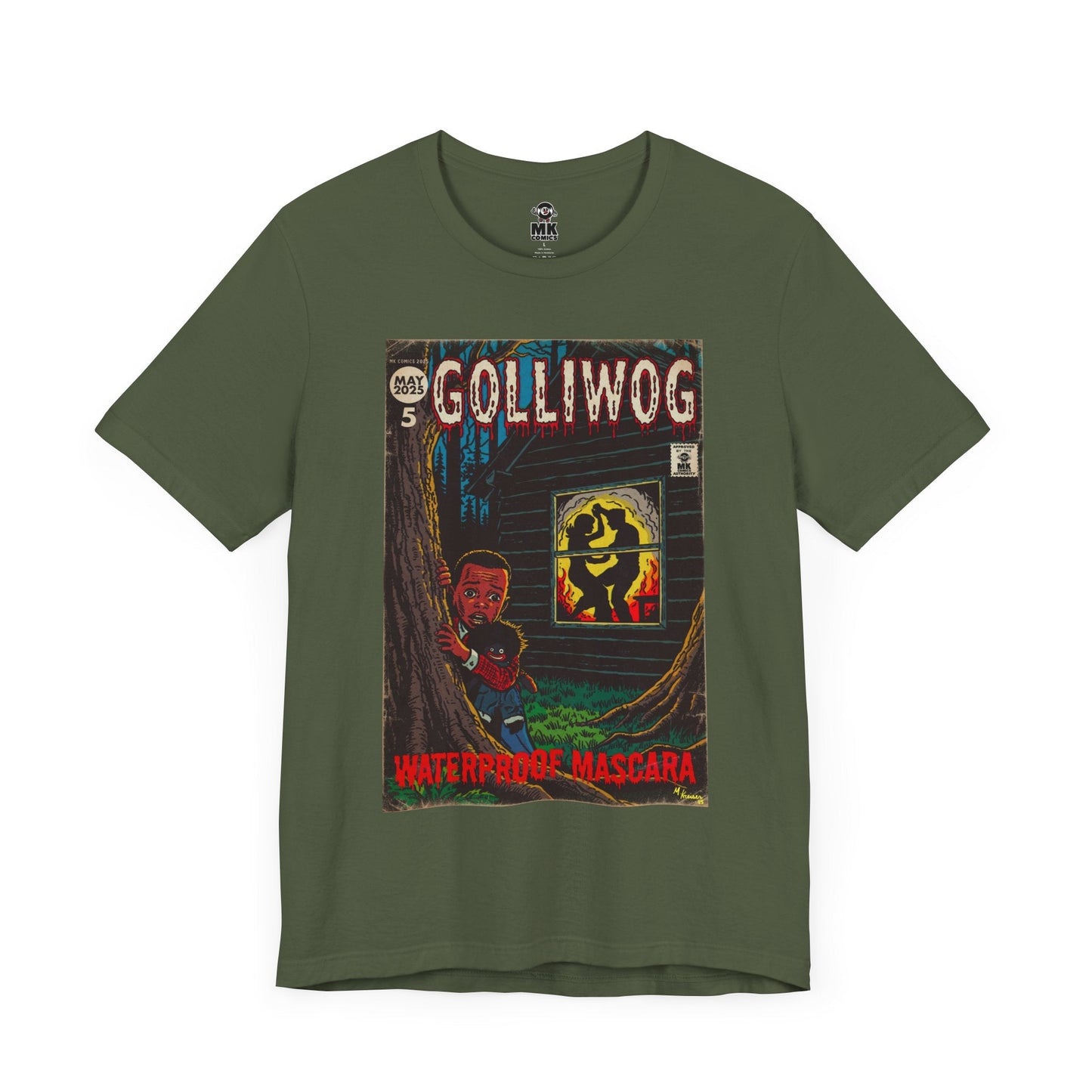 Waterproof Mascara - Golliwog - Unisex Jersey Short Sleeve Tee Fine Art Of MK