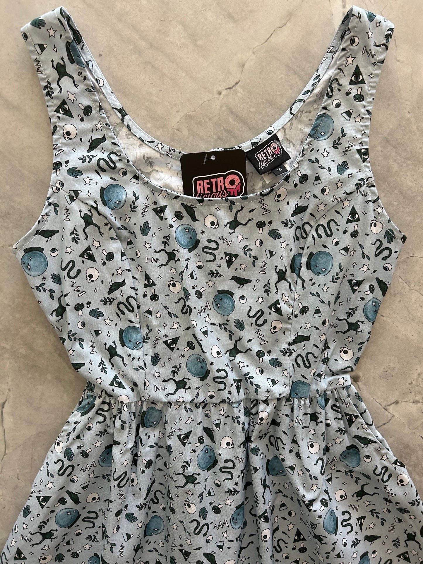 Witching Hour Shorter Fit & Flare Dress Retrolicious