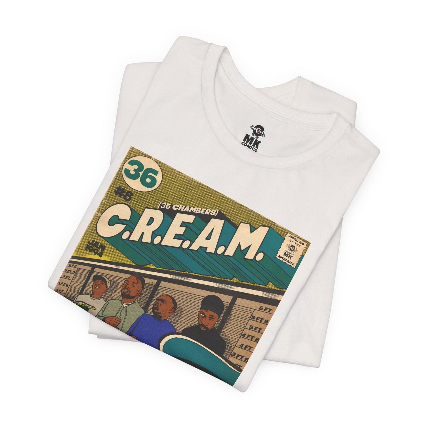 C.R.E.A.M - Unisex Jersey Short Sleeve Teem Fine Art Of MK