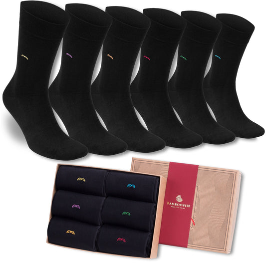 Men’s Bamboo Dress & Trouser Socks 6-Pack - 635 Bambooven
