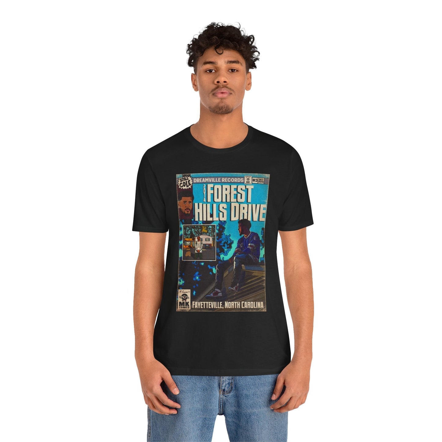 2014 Forest Hills Drive - Comic Book Art - Unisex Jersey Short Sleeve Tee Fine Art Of MK