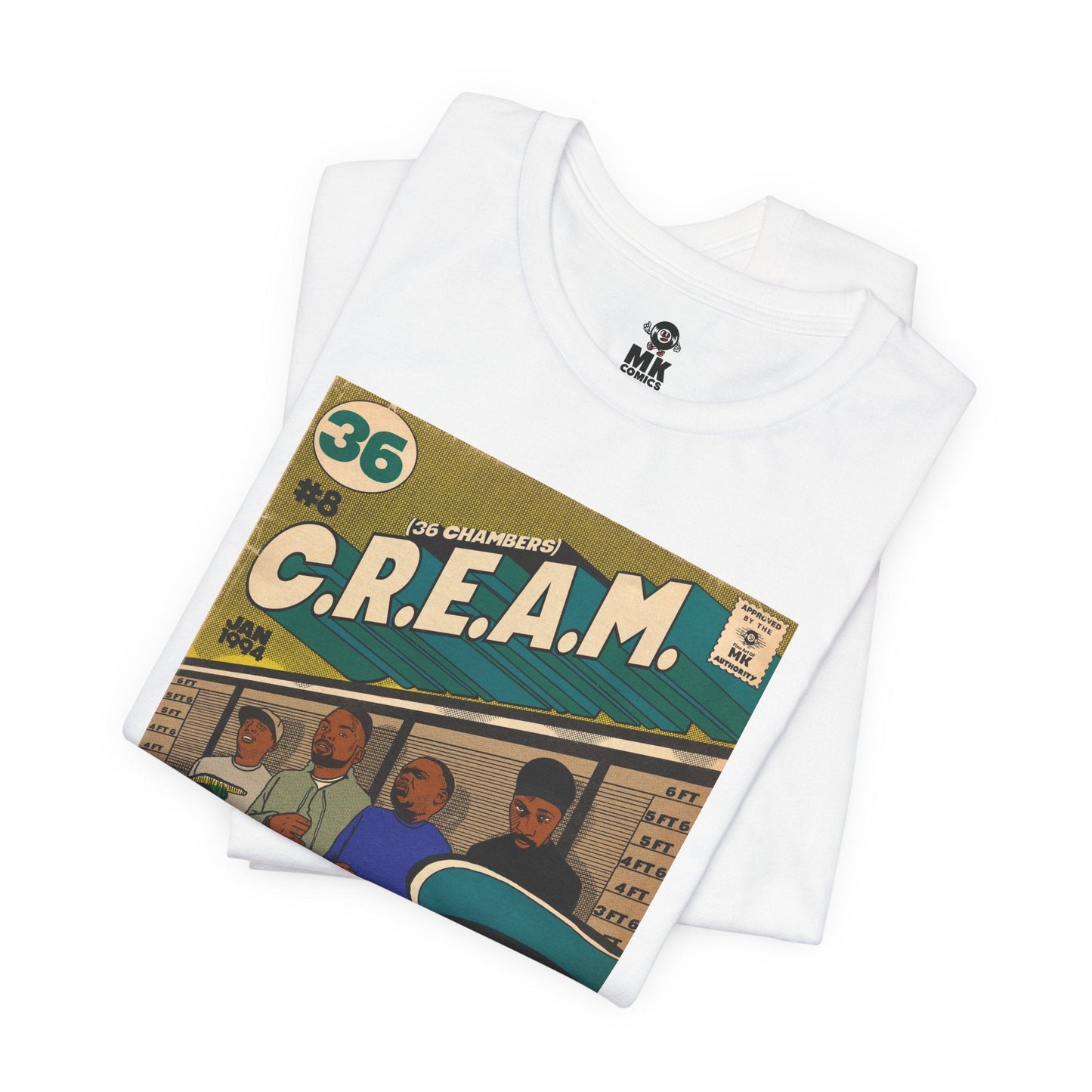 C.R.E.A.M - Unisex Jersey Short Sleeve Teem Fine Art Of MK
