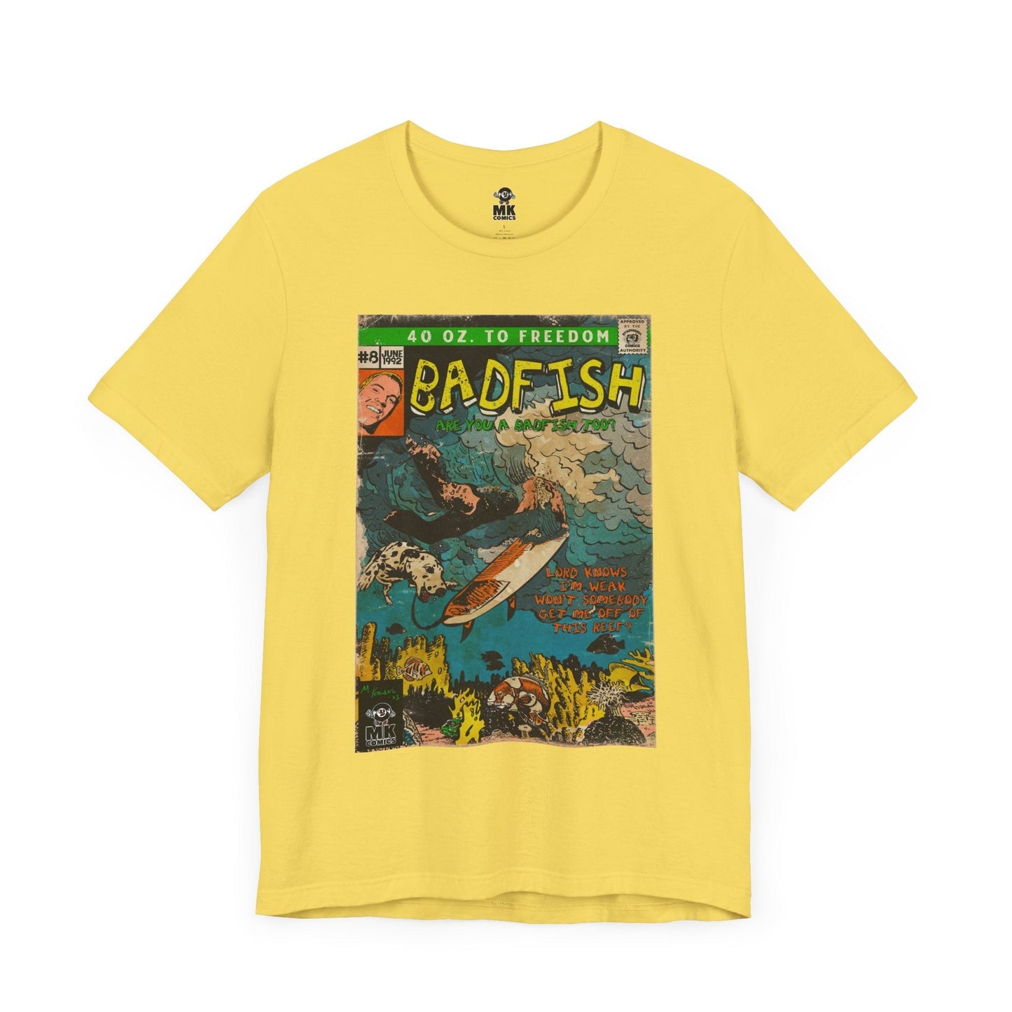 Badfish - Unisex Jersey Short Sleeve Tee Fine Art Of MK
