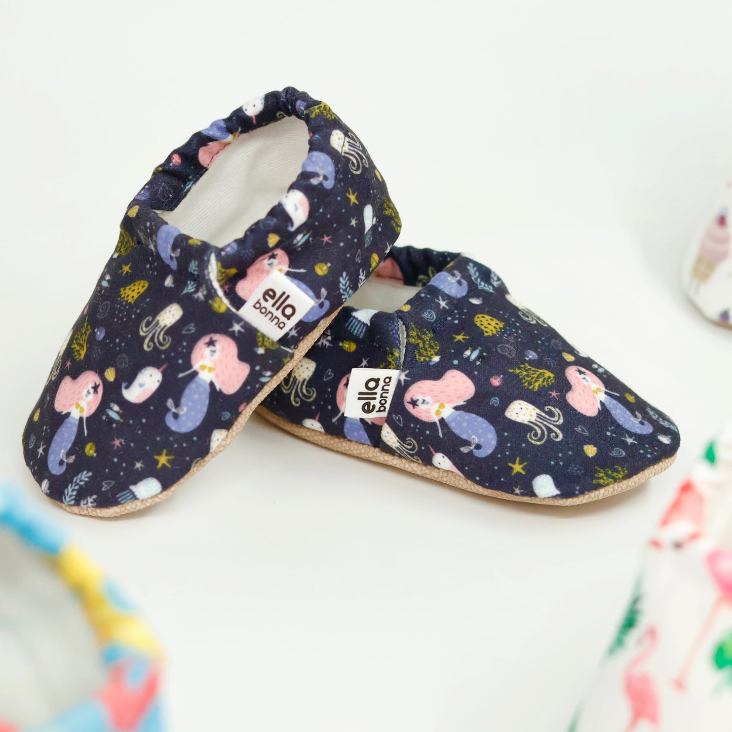 Ella Bonna Baby Moccasins, Slippers, Ocean Ella Bonna Baby