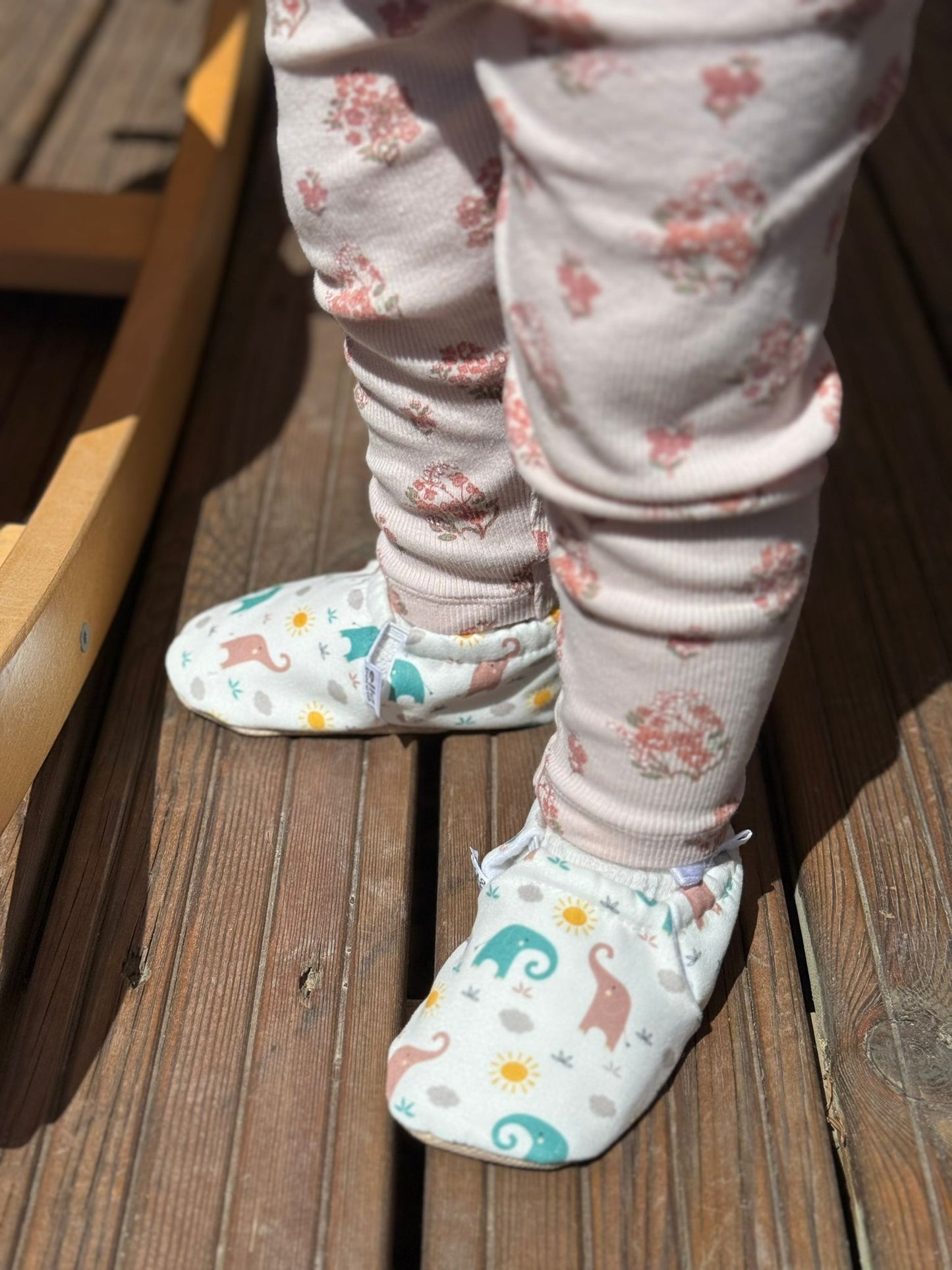 Ella Bonna Baby Moccasins, Slippers, Elephant Ella Bonna Baby