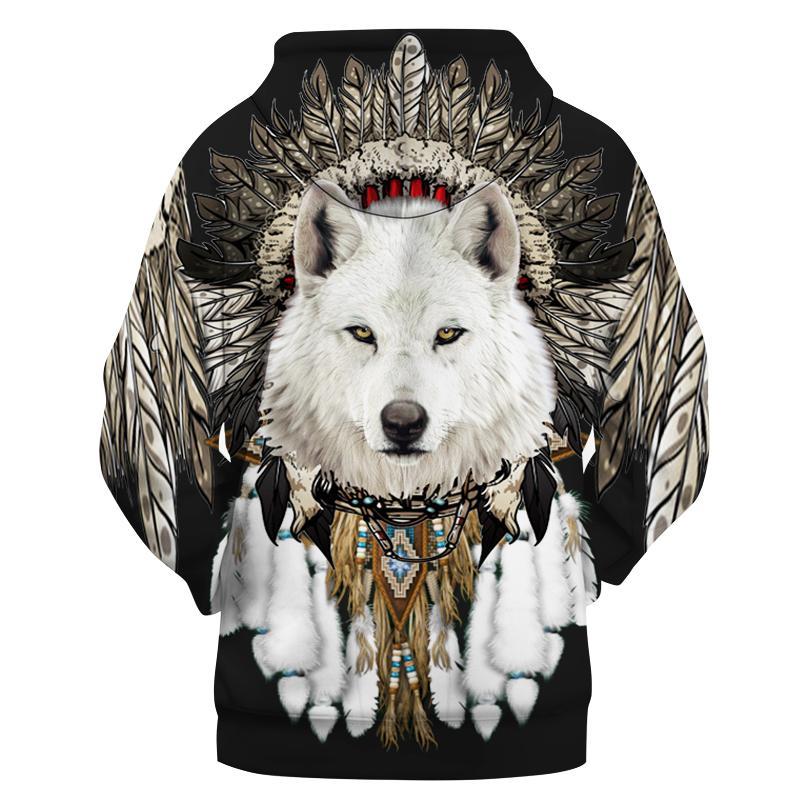 Men's Casual Loose 3D Digital Printed Hoodie Drip Haven